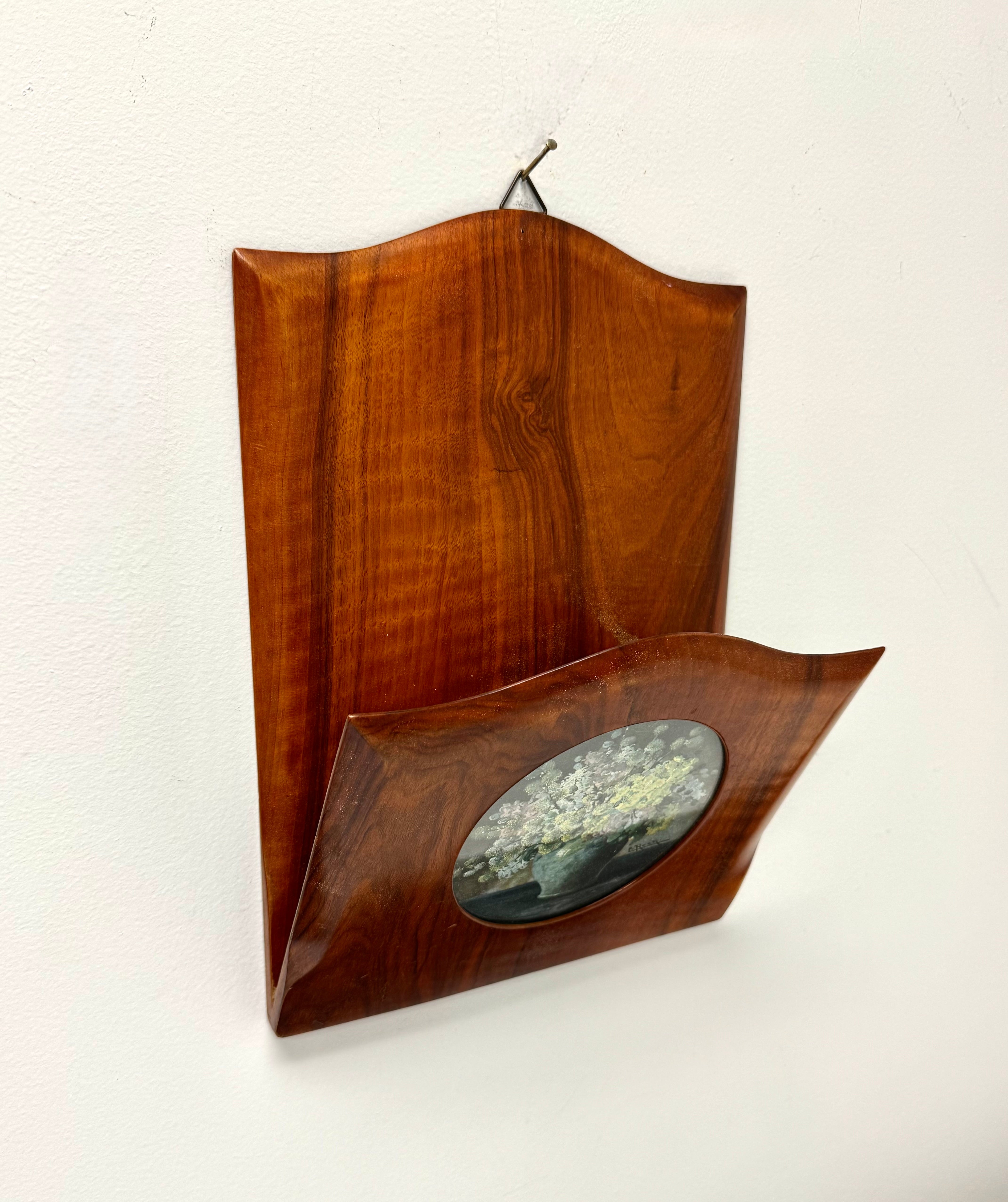 Vintage Wall-mount Wooden Document Holder