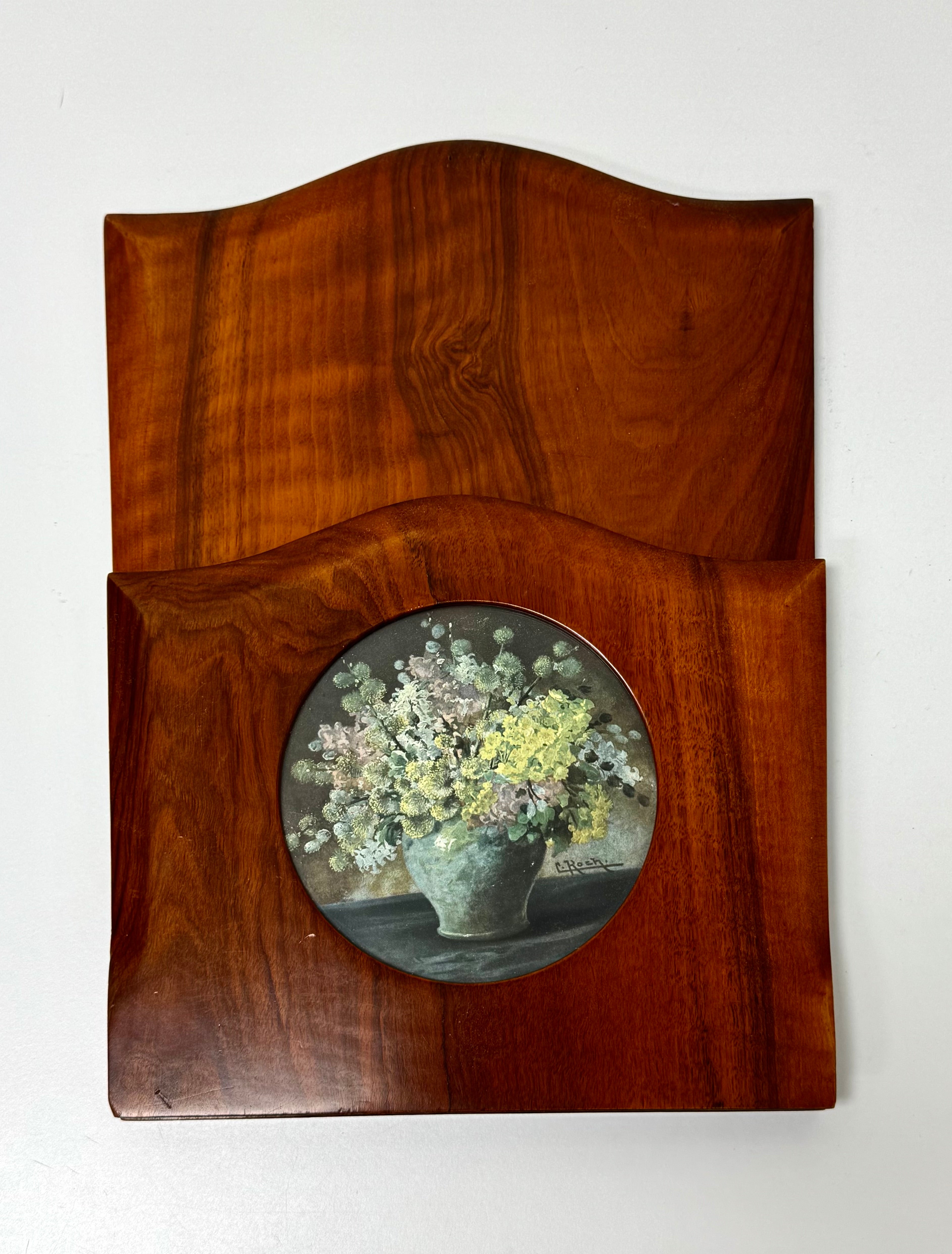 Vintage Wall-mount Wooden Document Holder