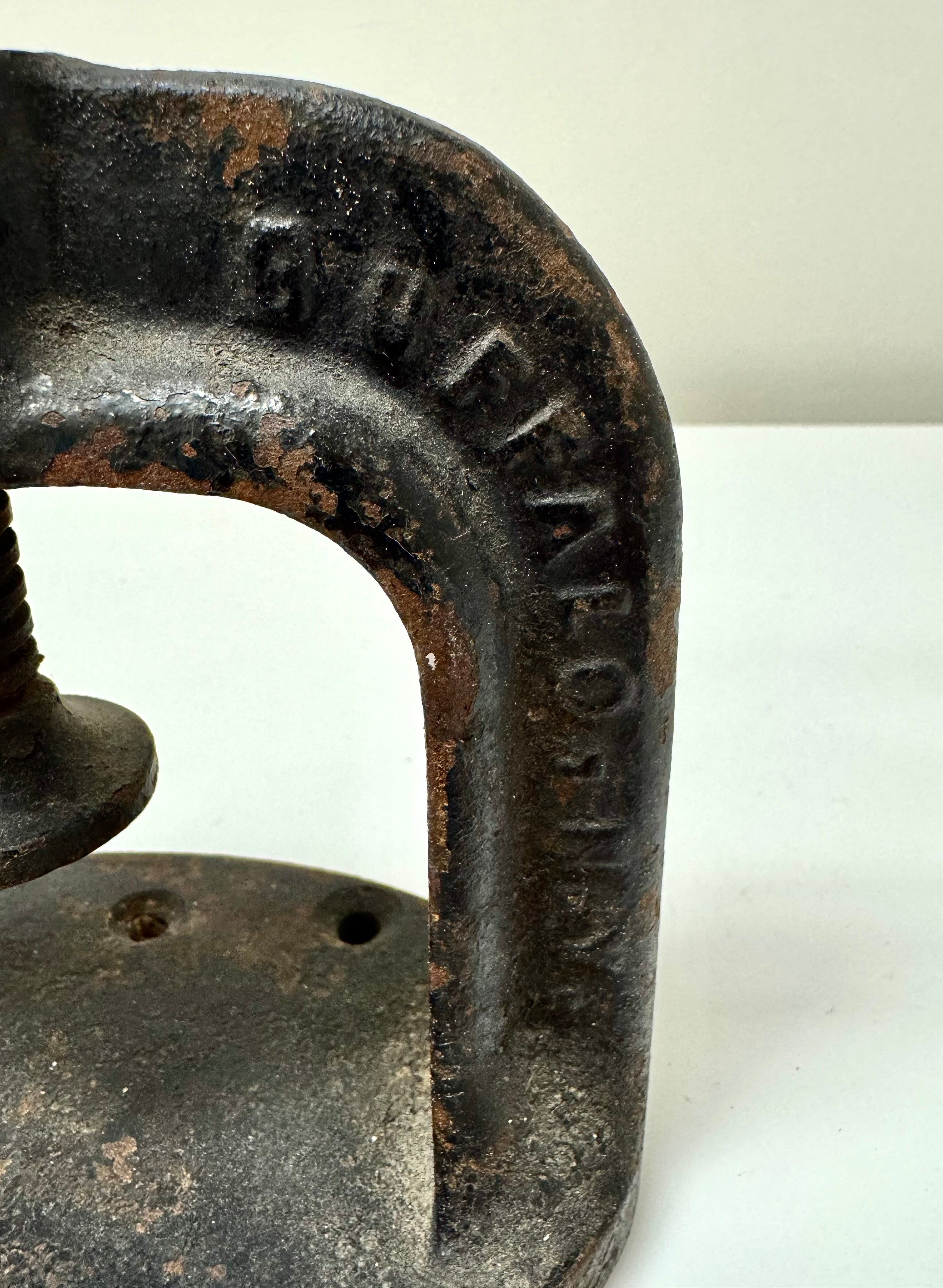 Vintage Cast Iron Press