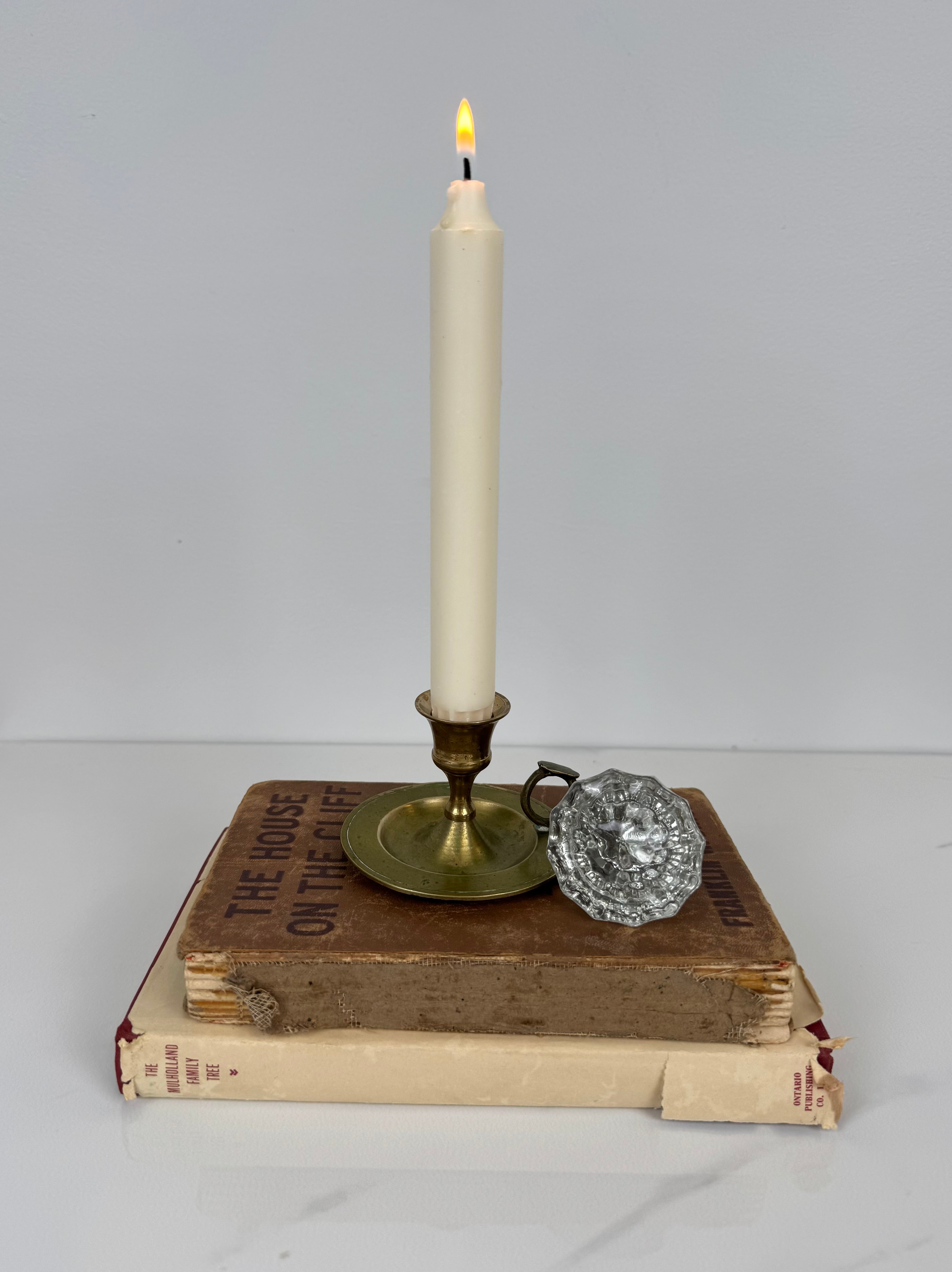 Vintage Brass Chamber Candle Holder