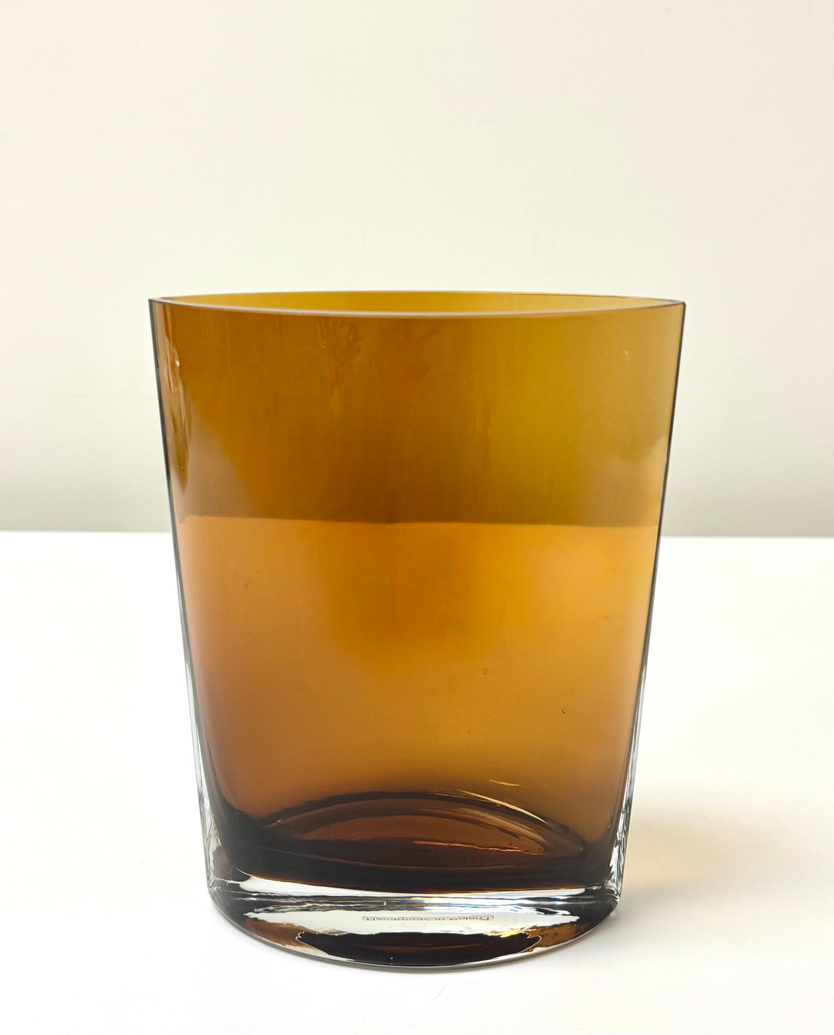 Amber Elliptical Vase