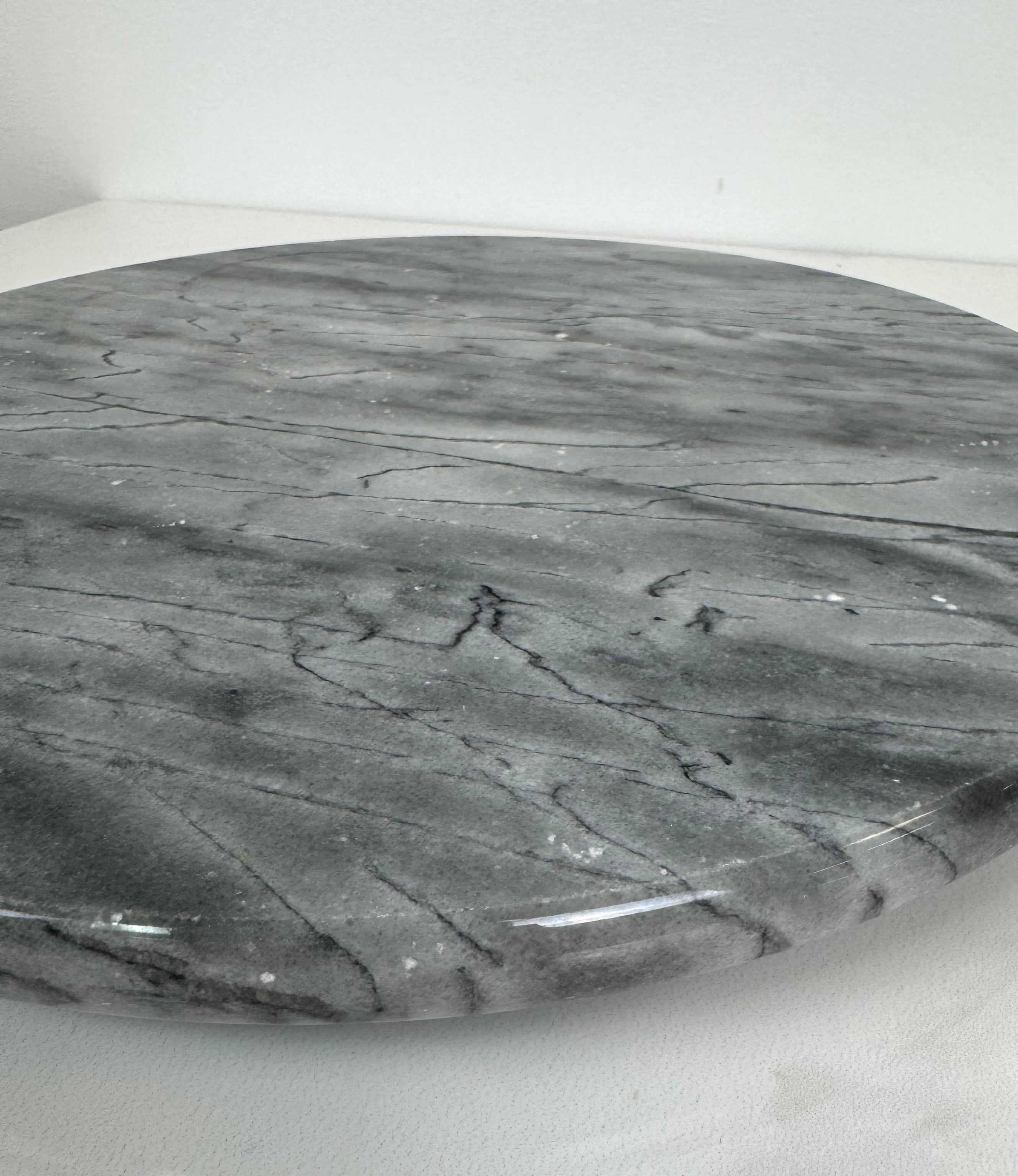 Gray Marble 12" Lazy Susan