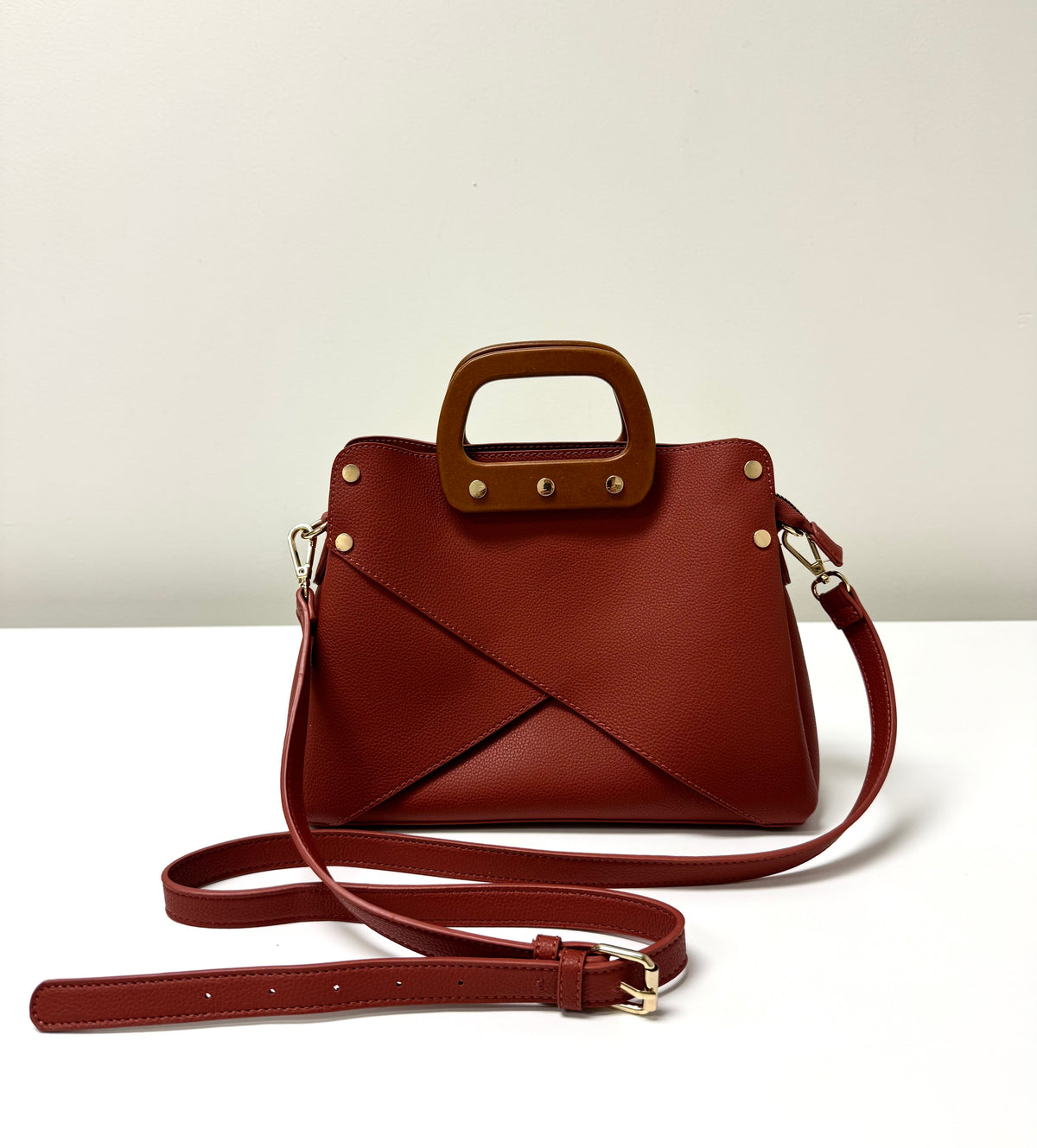 LIKE DREAMS Terracotta Envelope Satchel