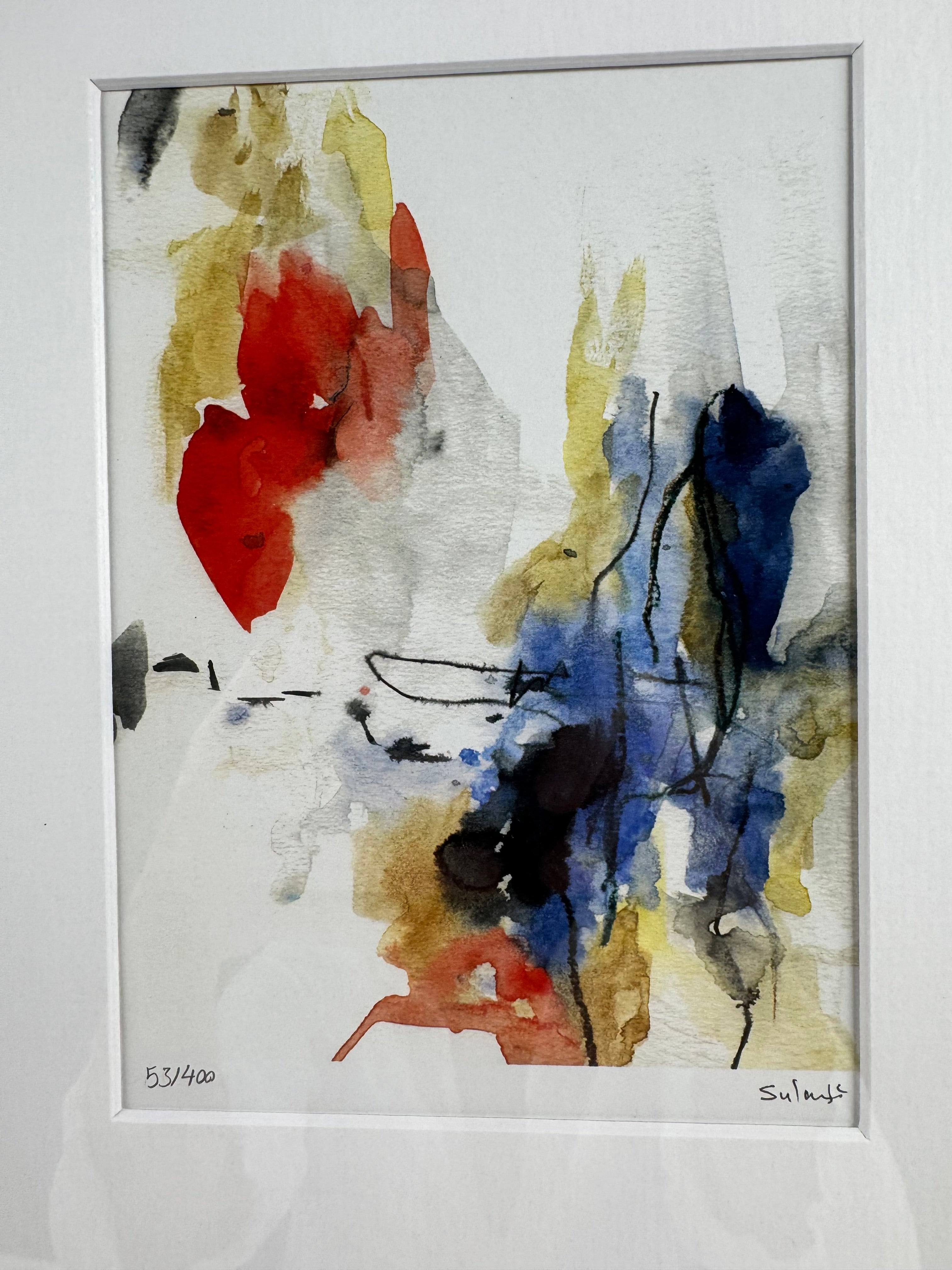 Abstract Watercolour Print
