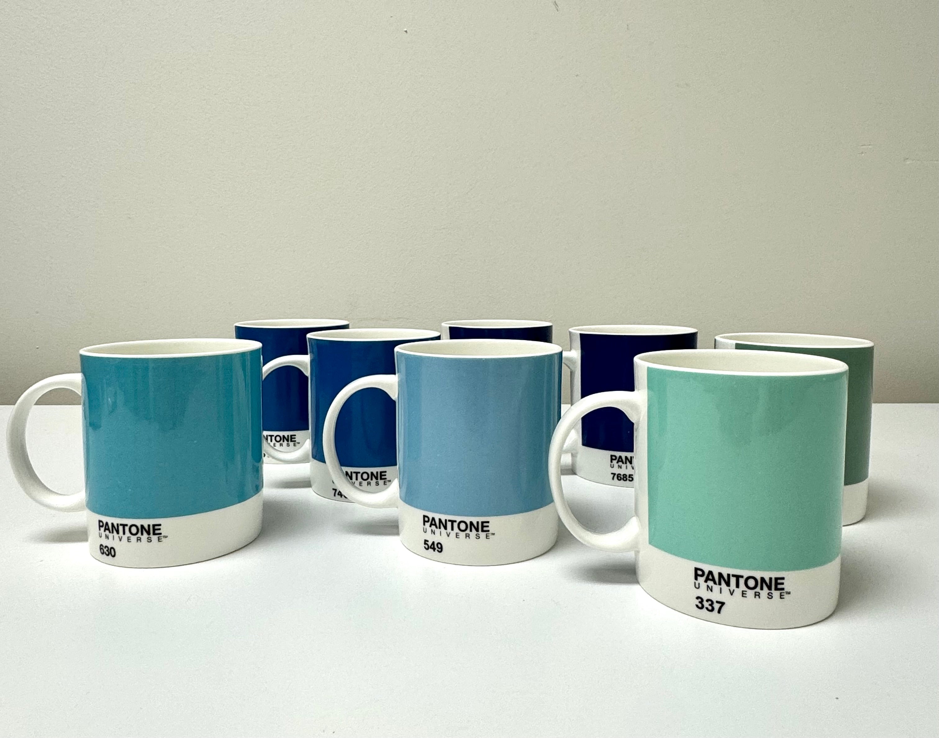 PANTONE Coffee Mugs Set of 8