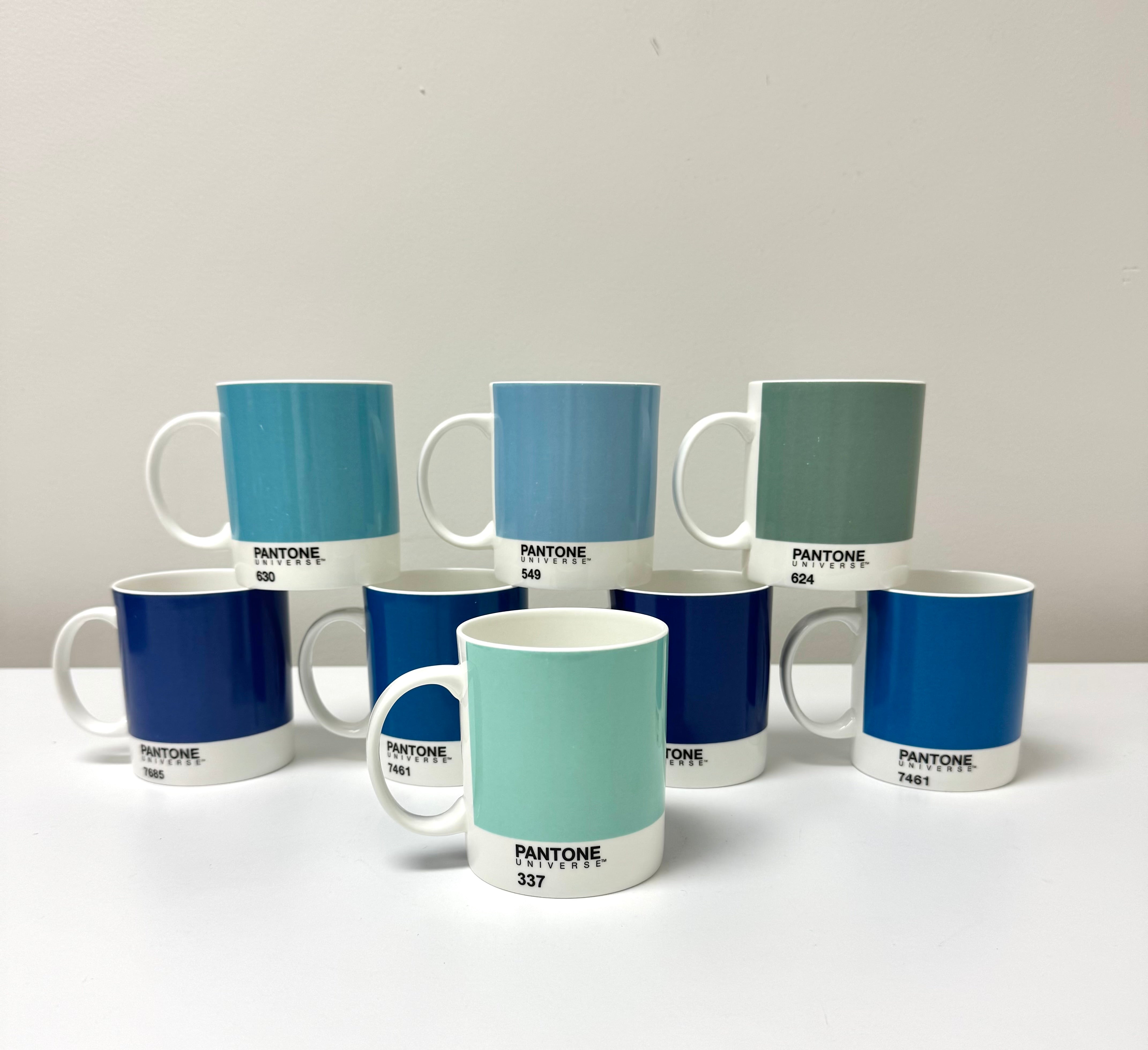 PANTONE Coffee Mugs Set of 8