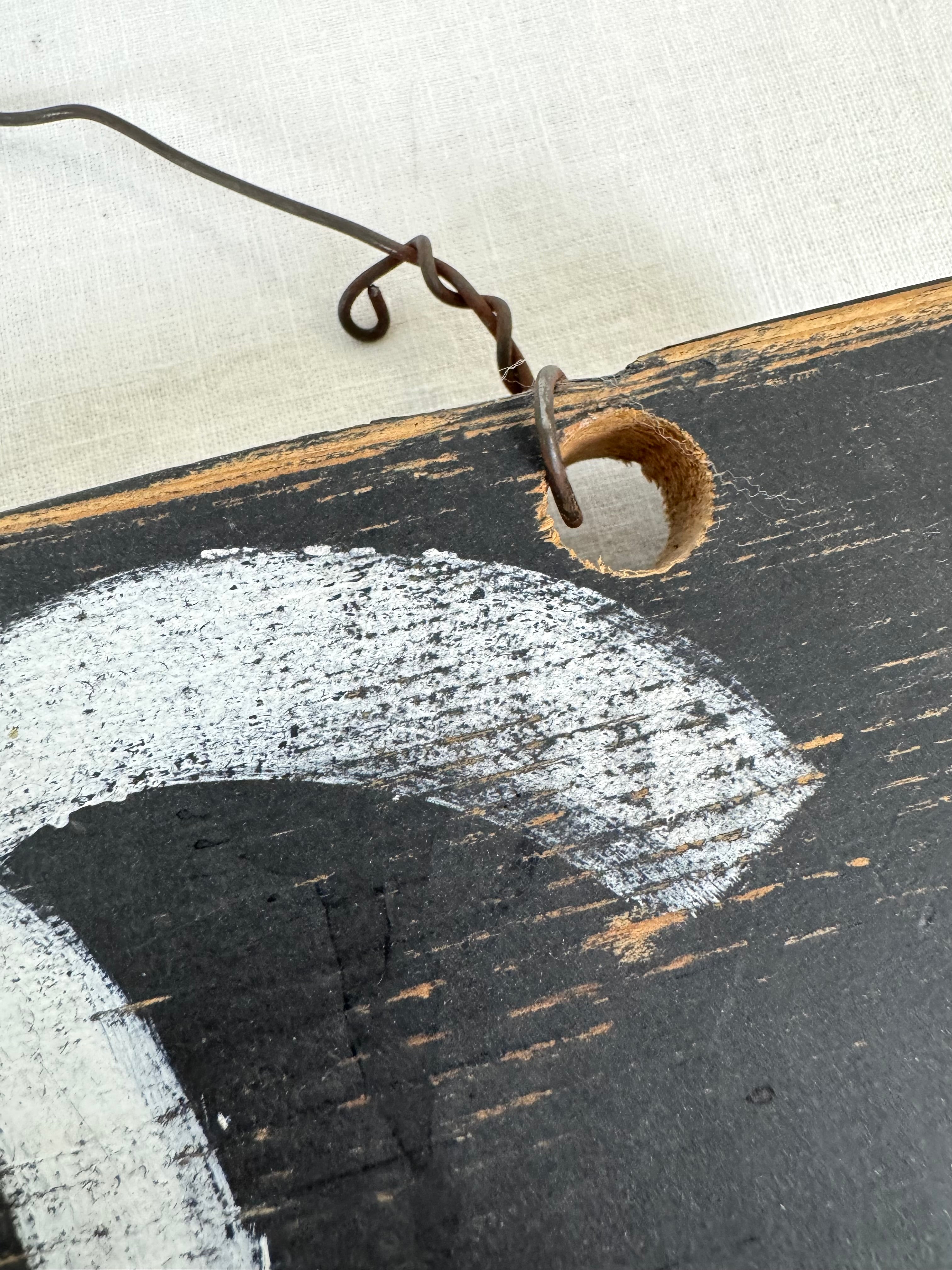 Vintage-style Chanel Painted Wood Wall Decor