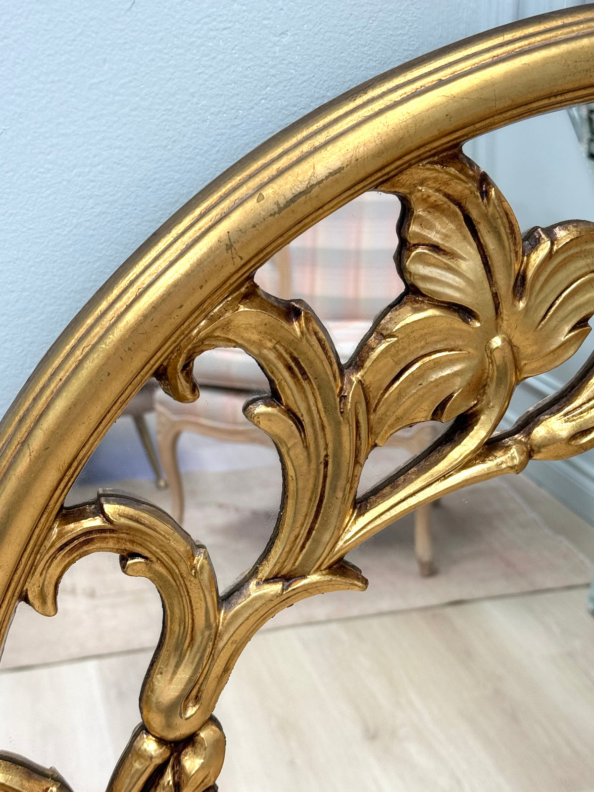 Art Deco Leaf Mirror