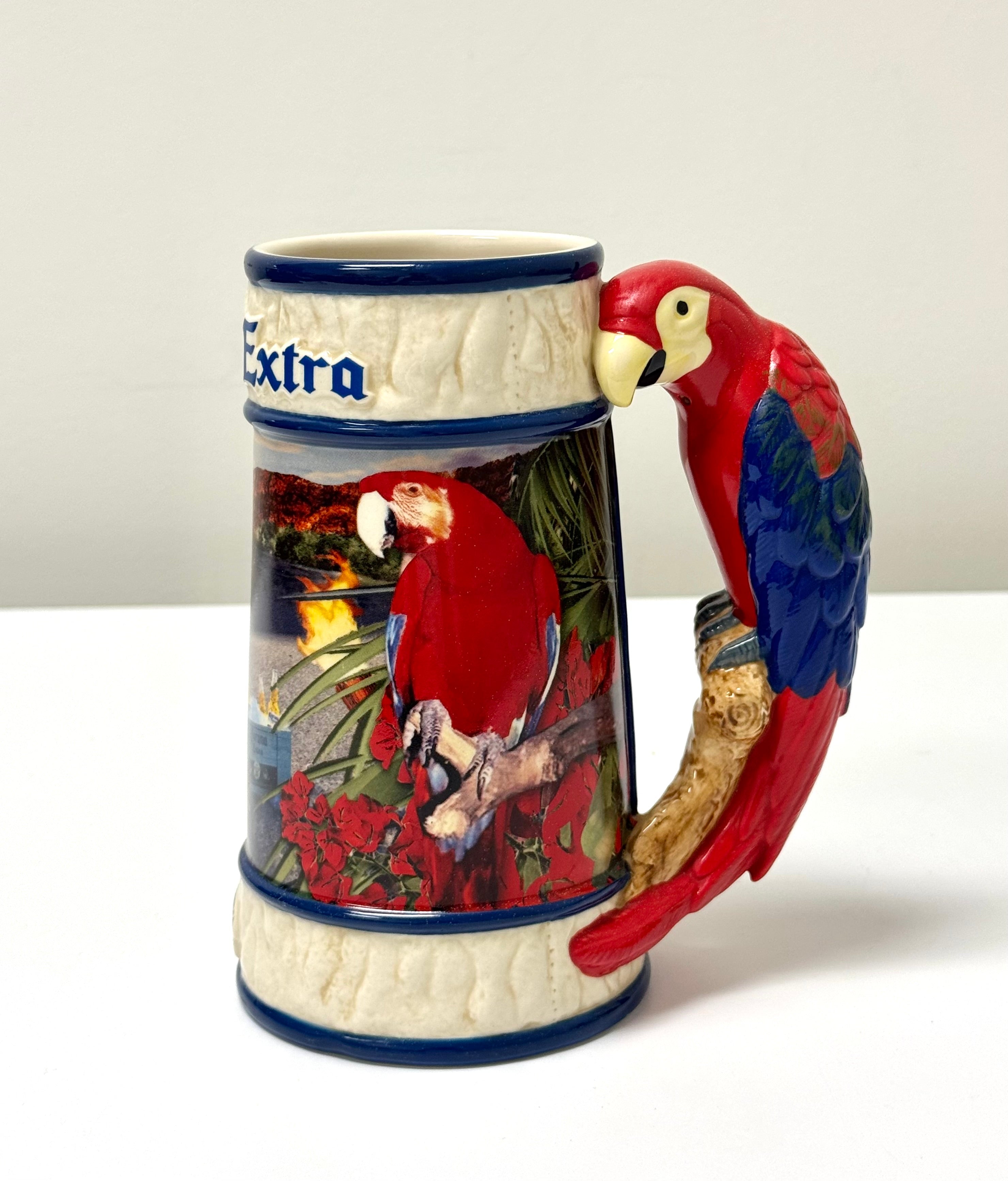 Vintage Corona Extra Parrot Stein