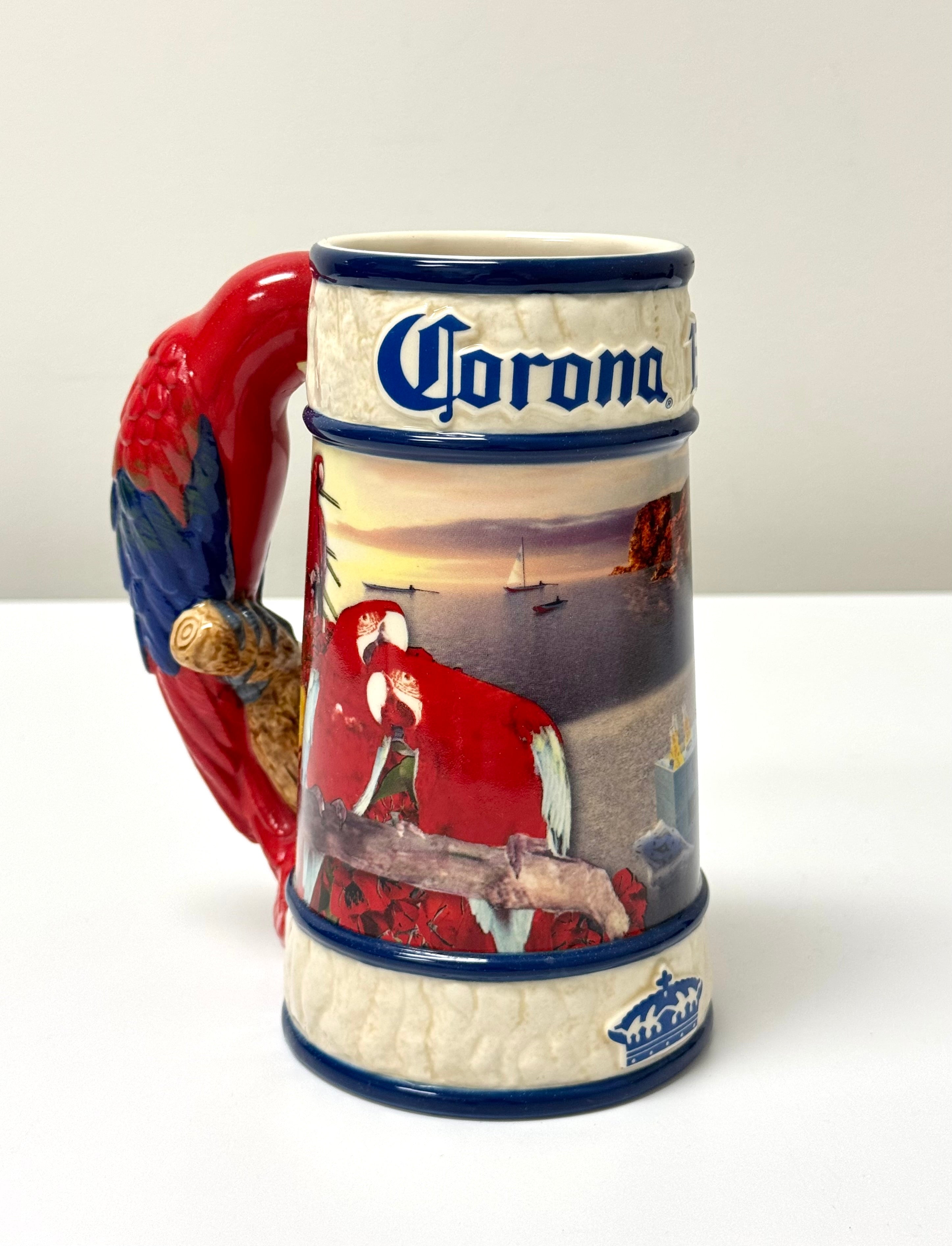 Vintage Corona Extra Parrot Stein
