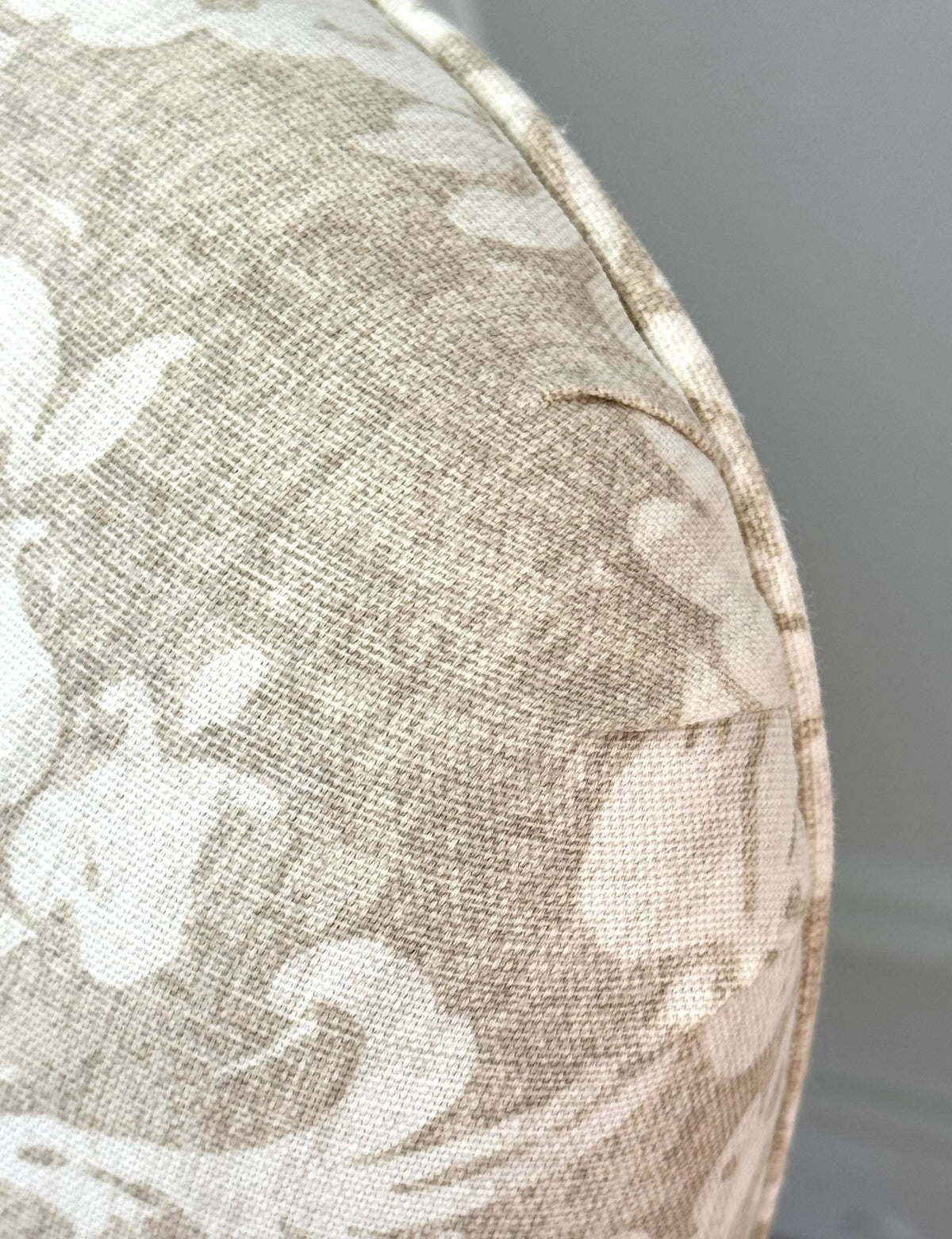 KORSON French Provincial Natural Beige & Cream Damask Chair