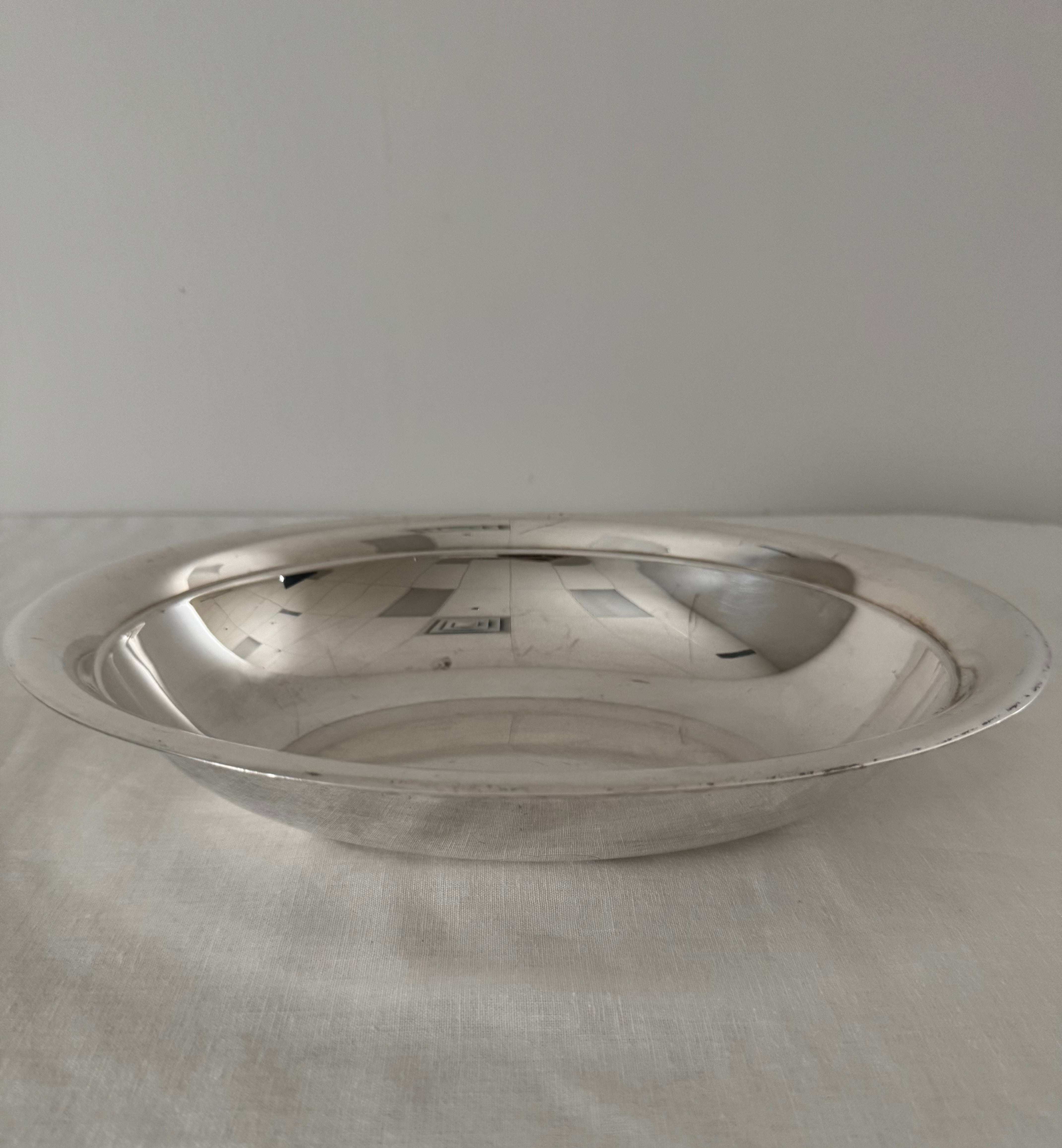 Vintage Silverplate Oval Bowl