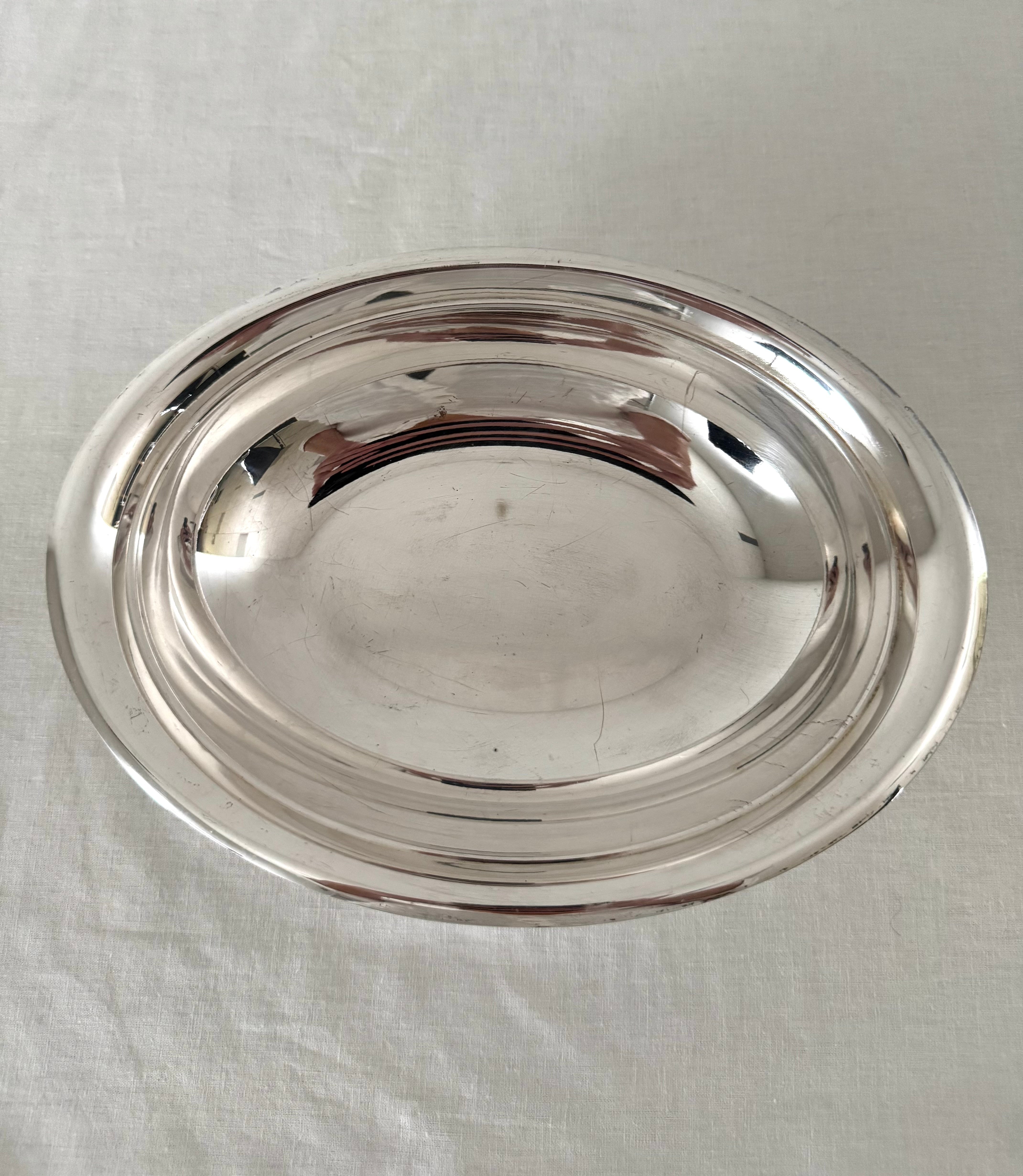 Vintage Silverplate Oval Bowl