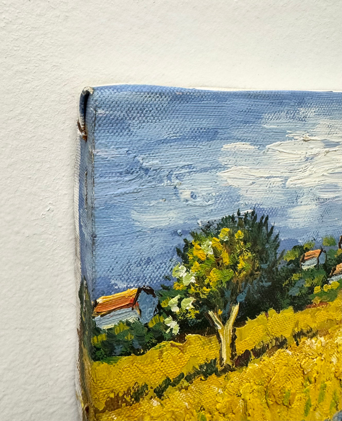 'View of Arles with Irises' Oil Reproduction