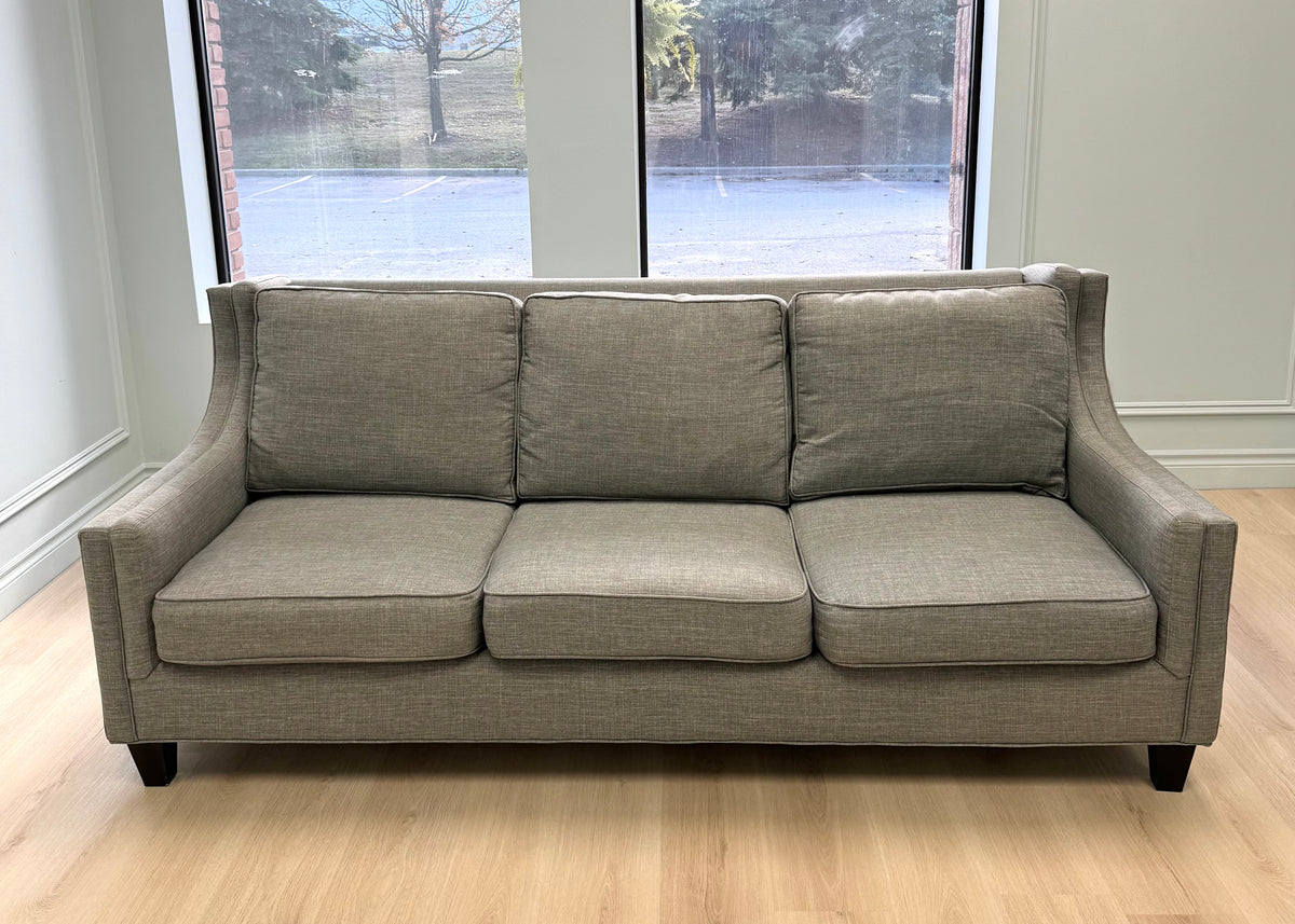 Pewter Linen-weave 86" Sofa