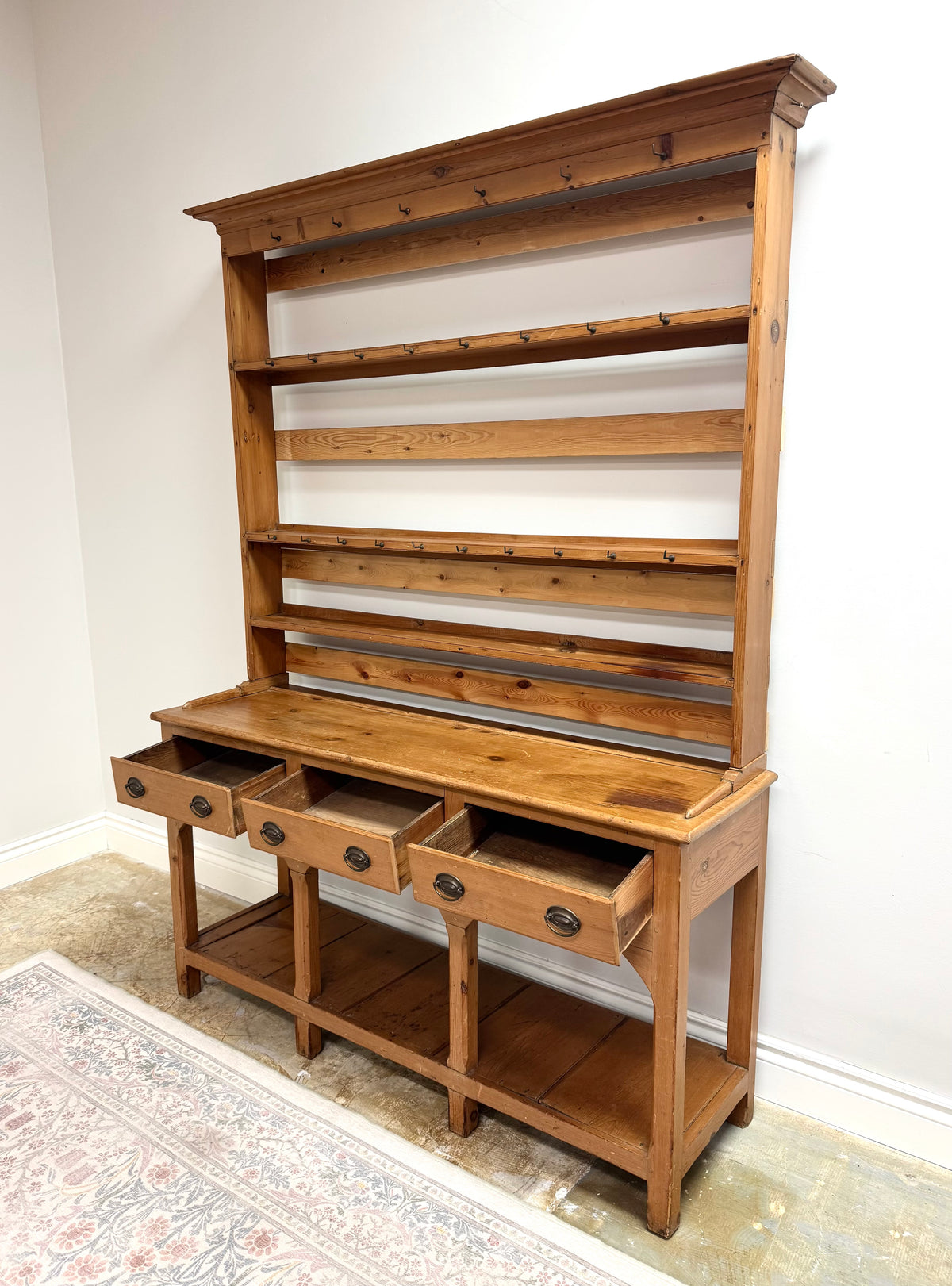 Antique Pine Welsh Dresser