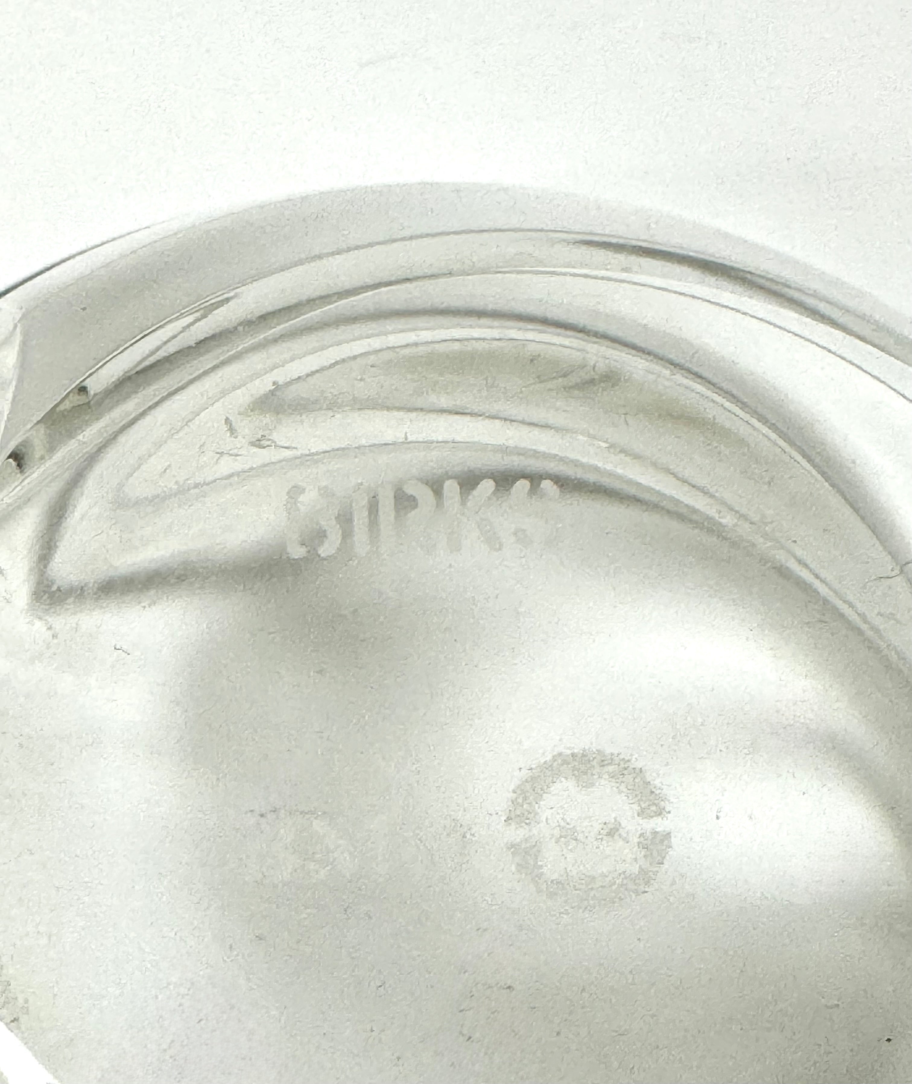 BIRKS 'Kusa' Crystal 5-1/2" Bowl