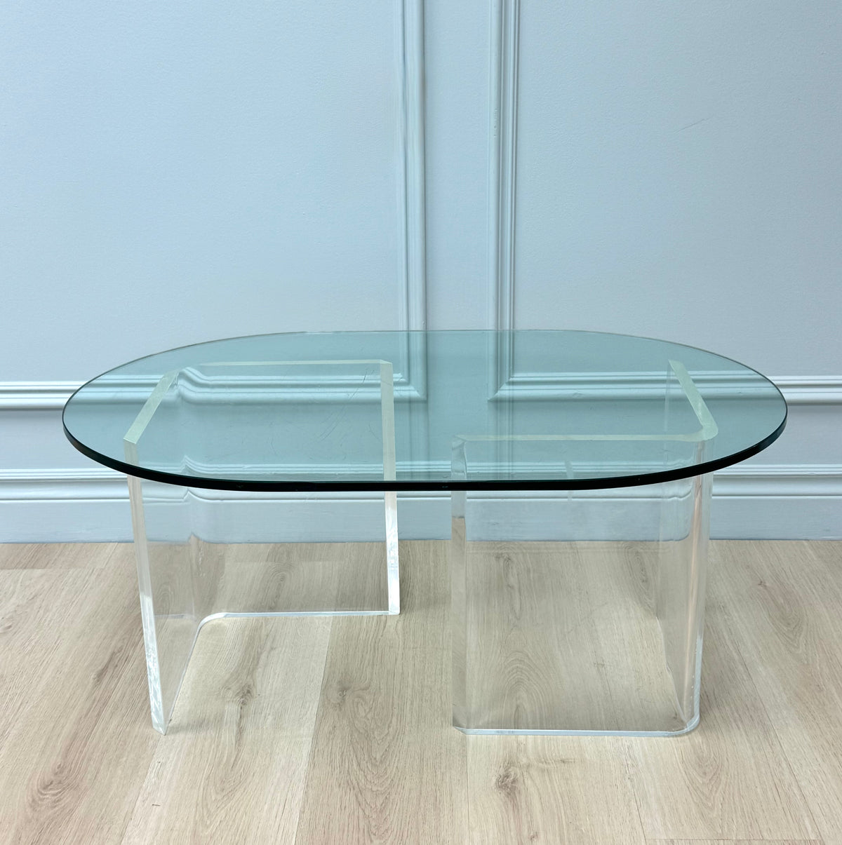 MCM Acrylic & Glass Coffee Table