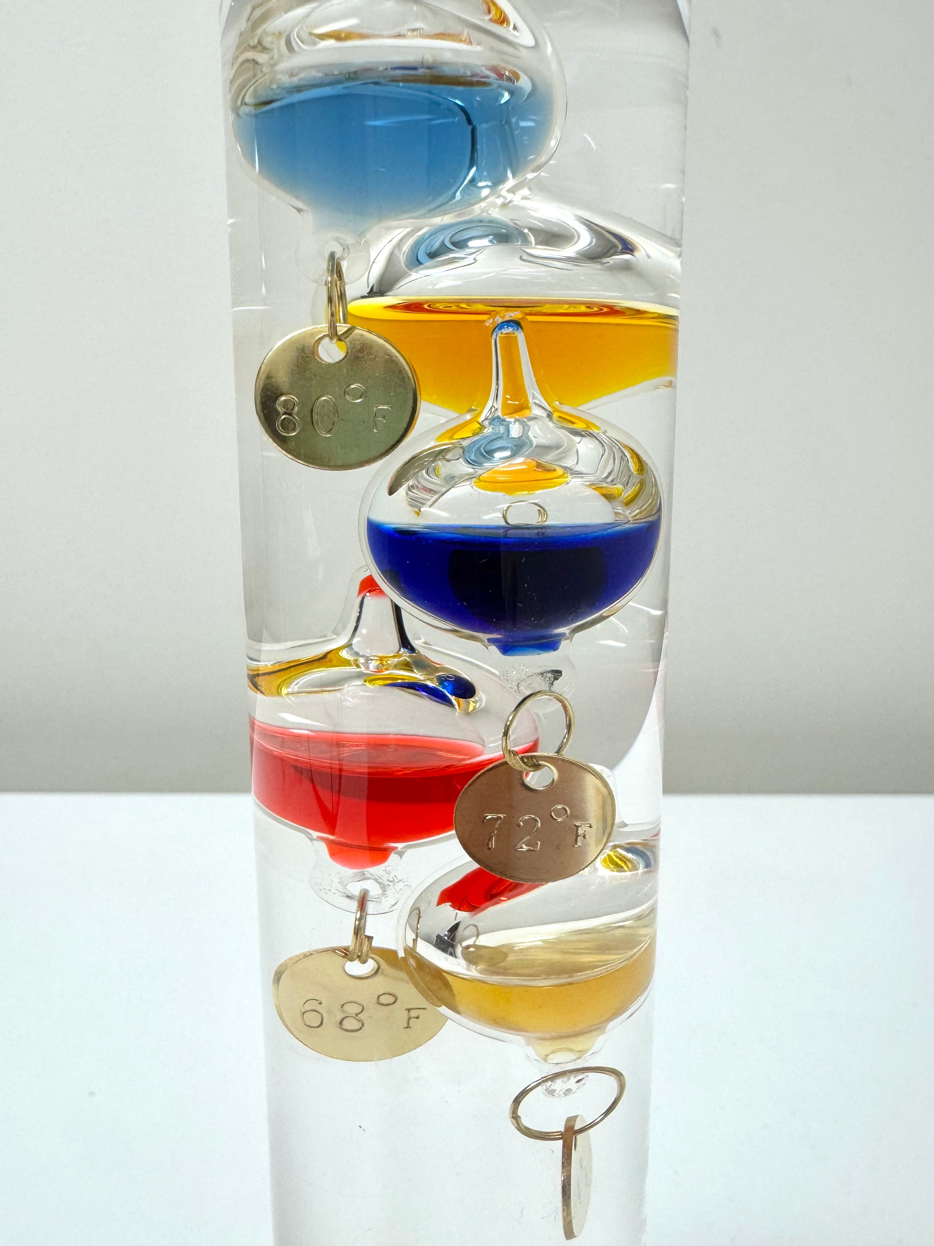 Galileo Glass Thermometer