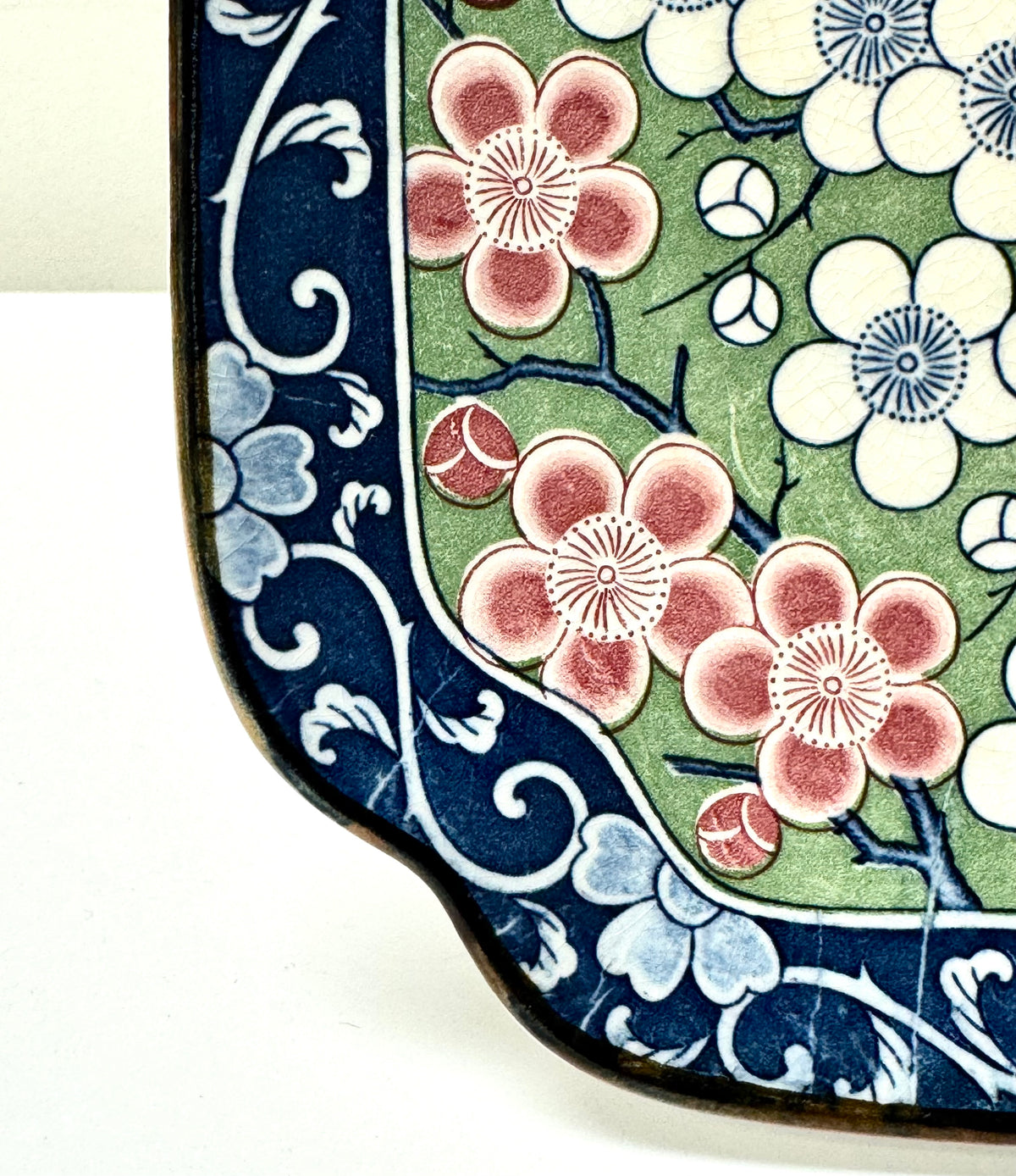 Vintage Kutani Floral Platter