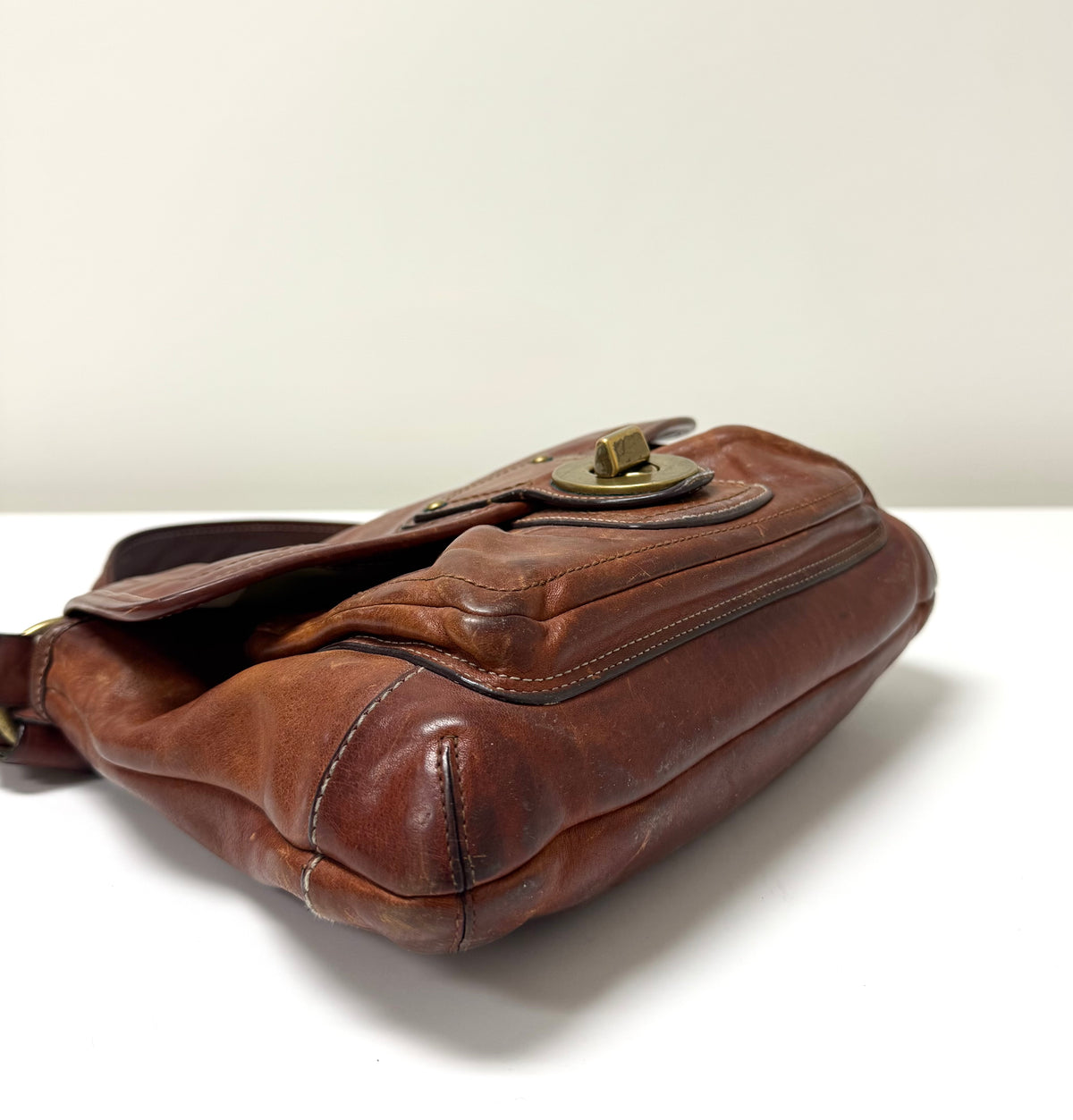 Vintage COACH 'Ali' Flap Hobo Bag