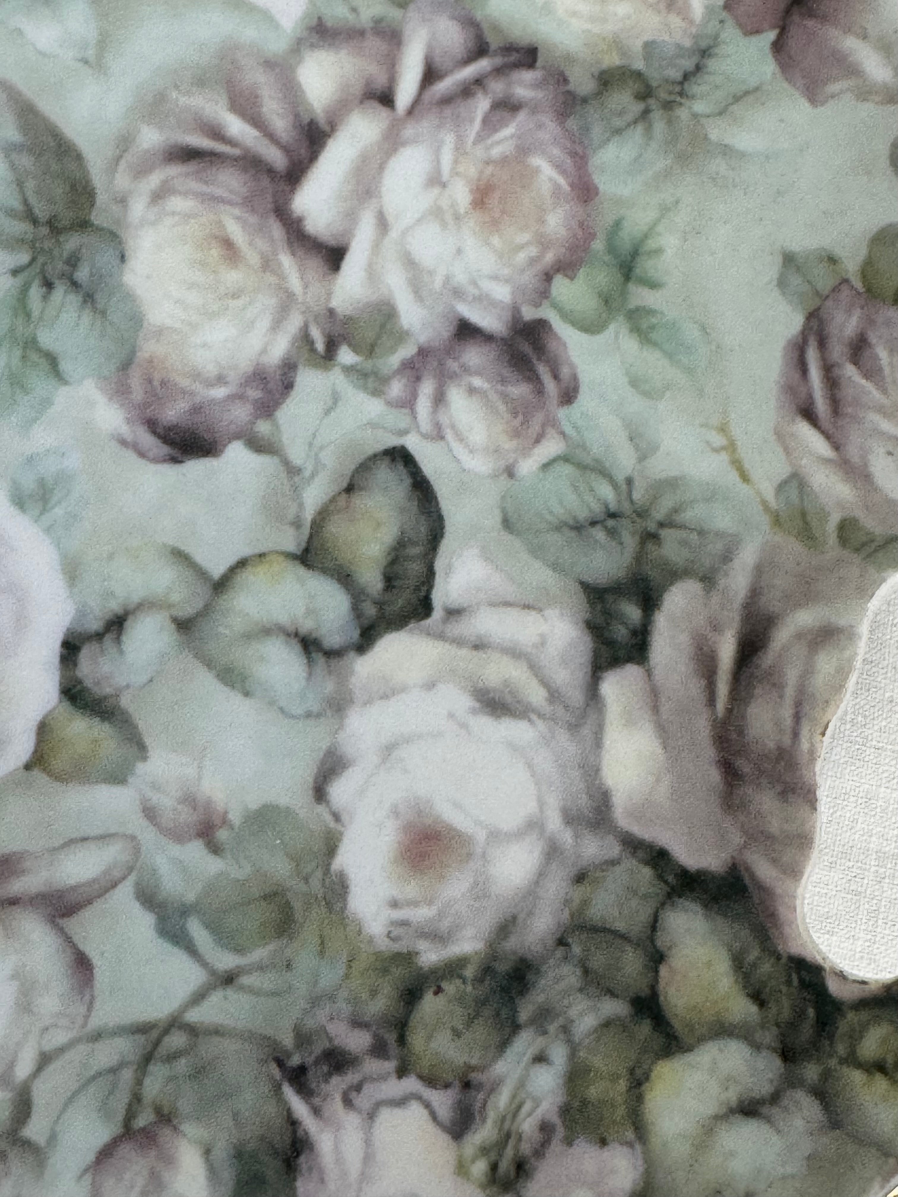 LIMOGES White Roses Cake Plate