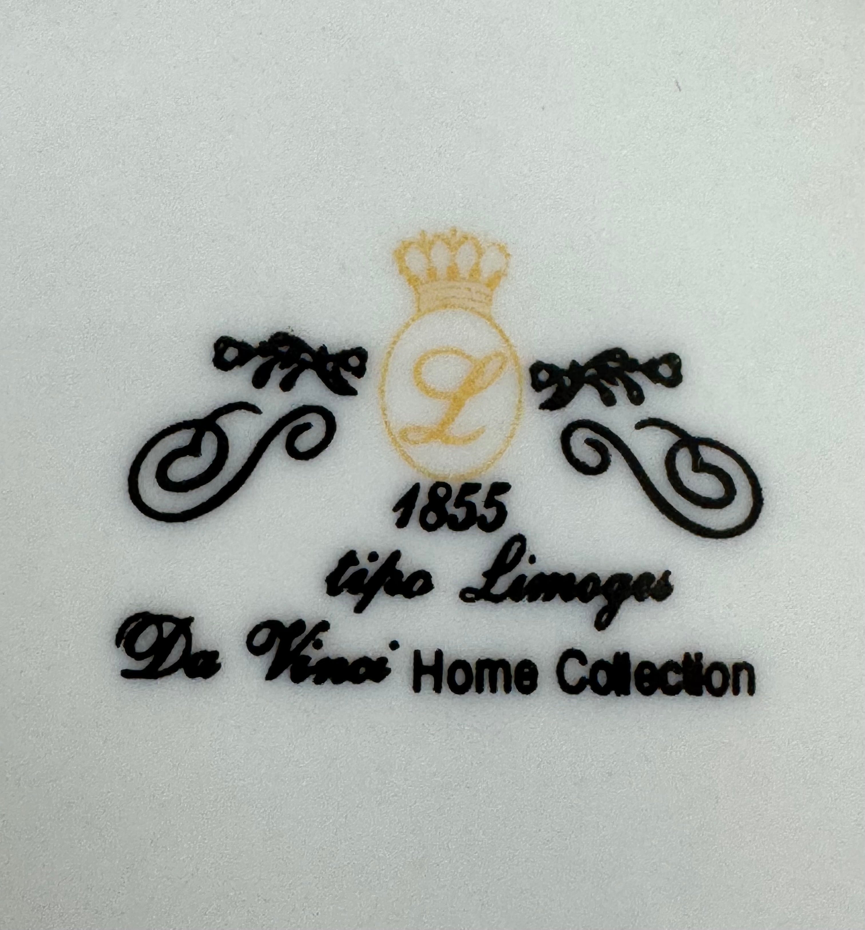LIMOGES White Roses Cake Plate