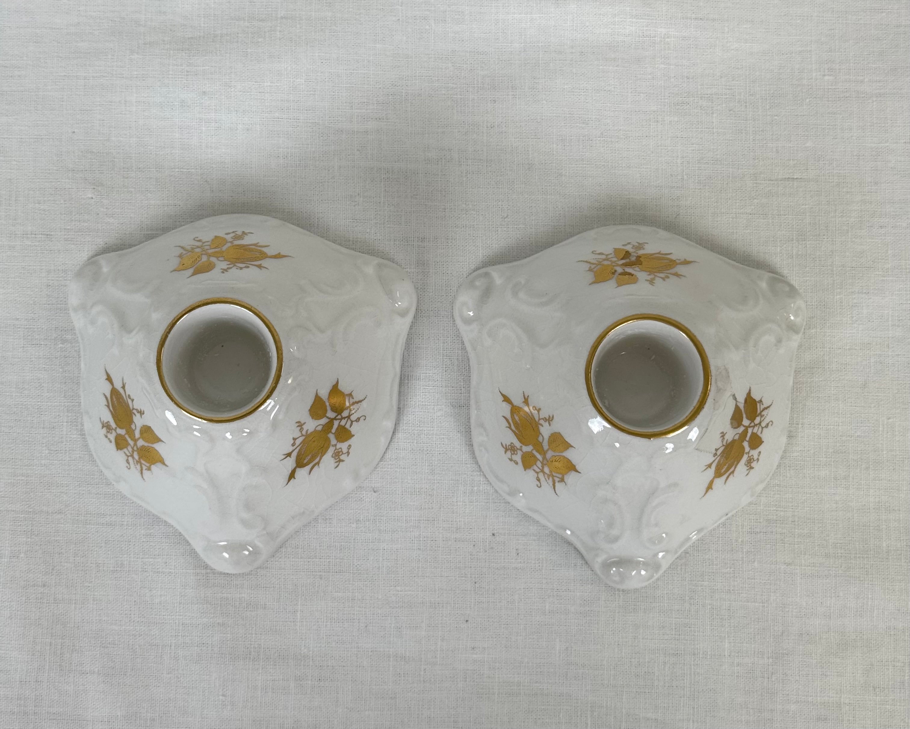 'Old Foley' Candle Holders Set of 2