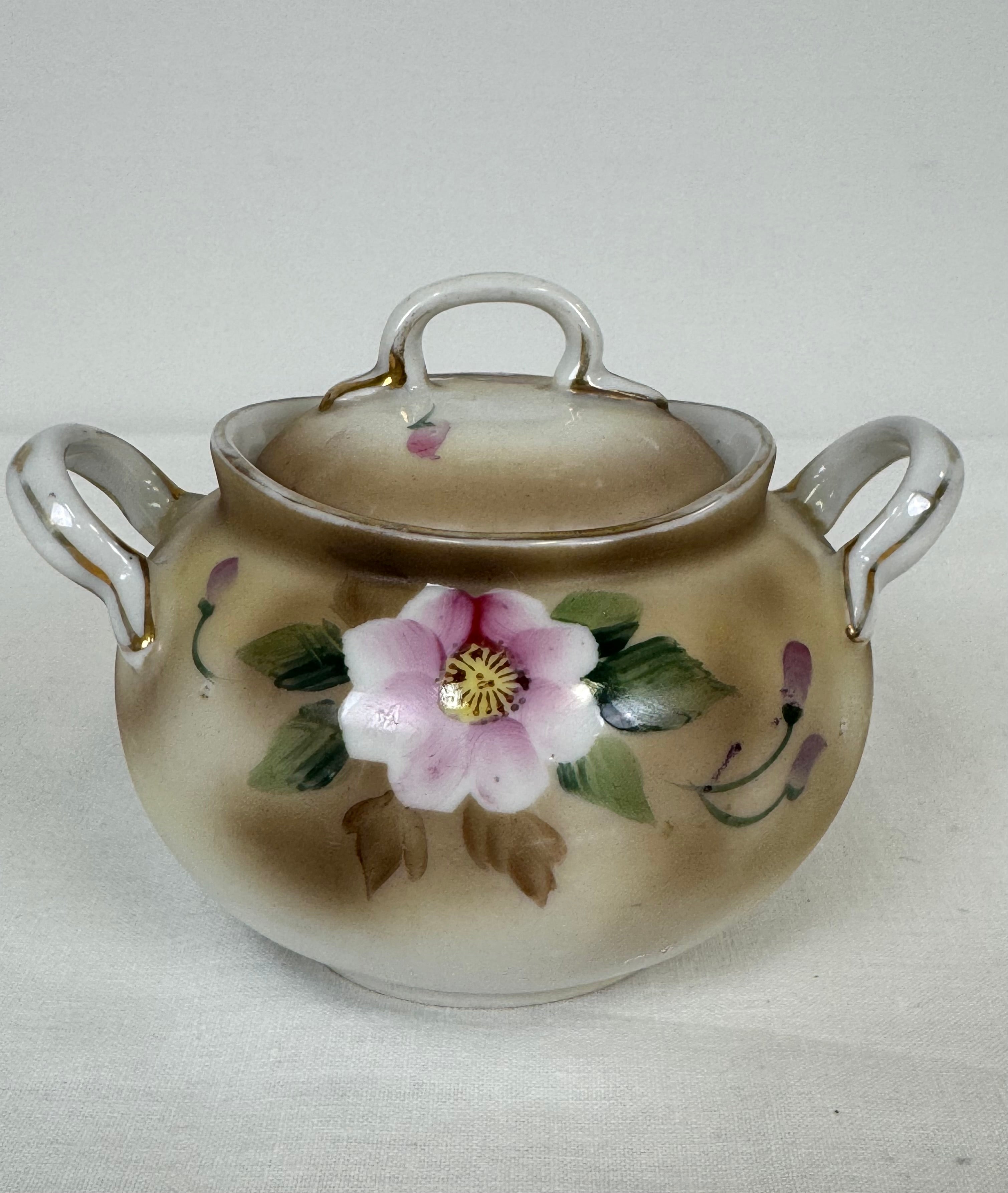 Antique NIPPON Sugar Bowl with Lid