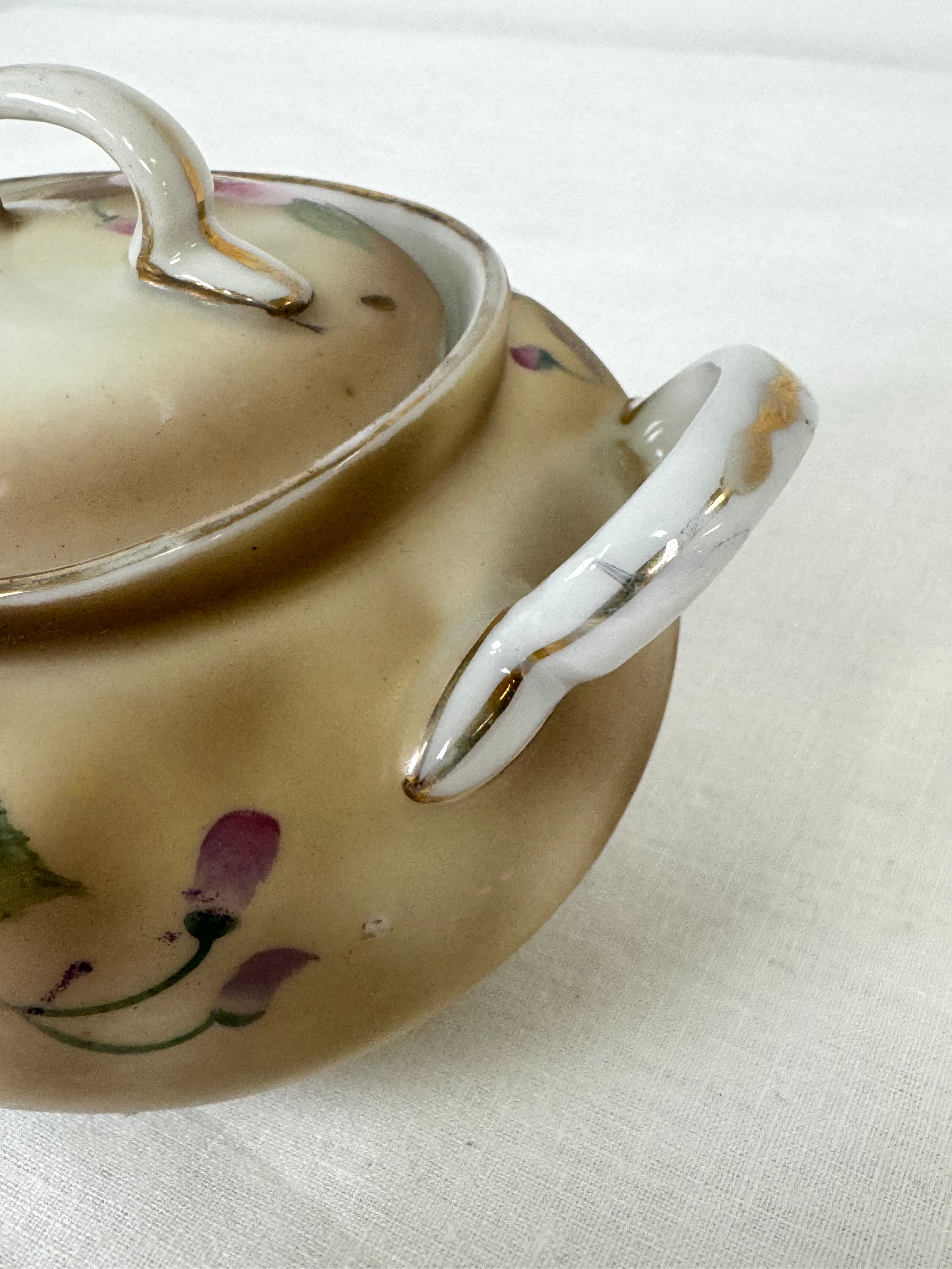 Antique NIPPON Sugar Bowl with Lid