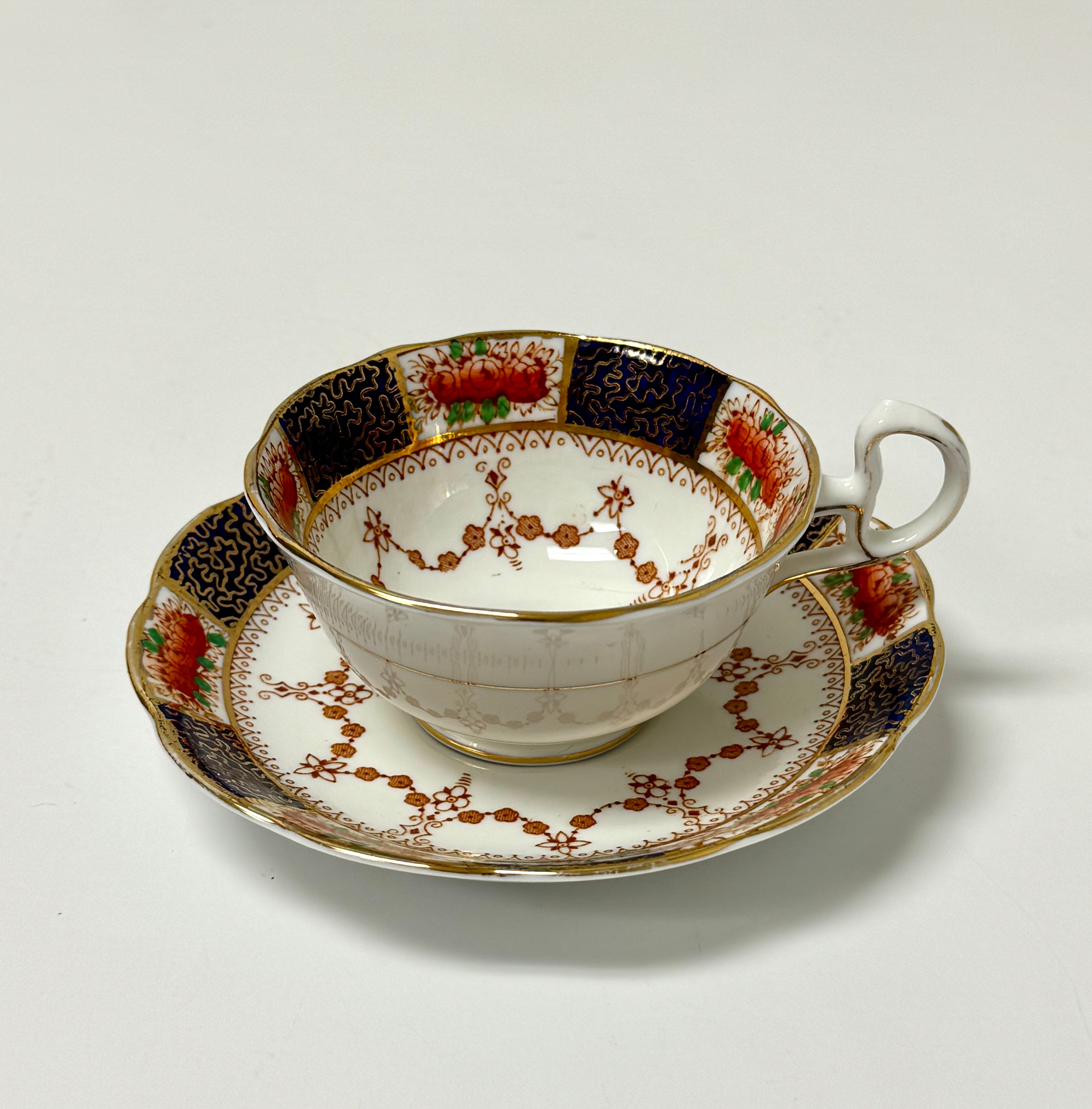 BELL CHINA Imari Style Cup & Saucer