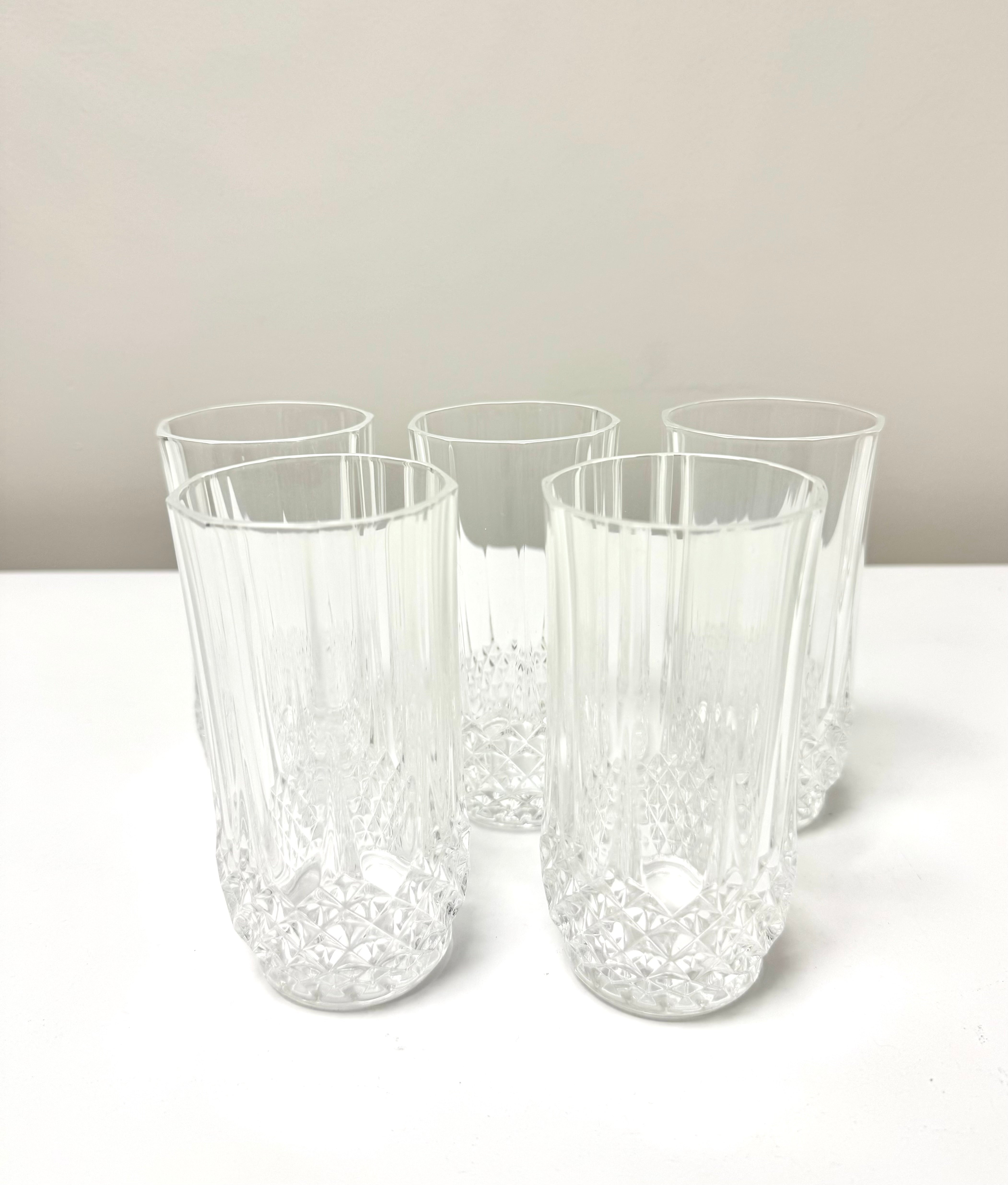 CRISTAL D'ARQUES 'Longchamp' Highballs Set of 5