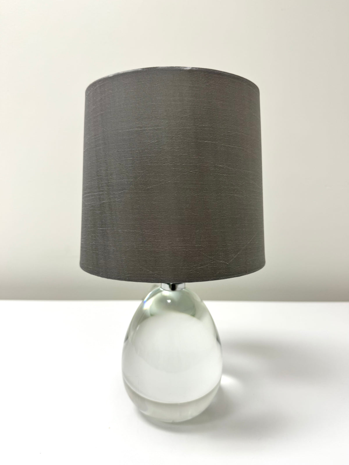 Glass Teardrop Bedside Lamp