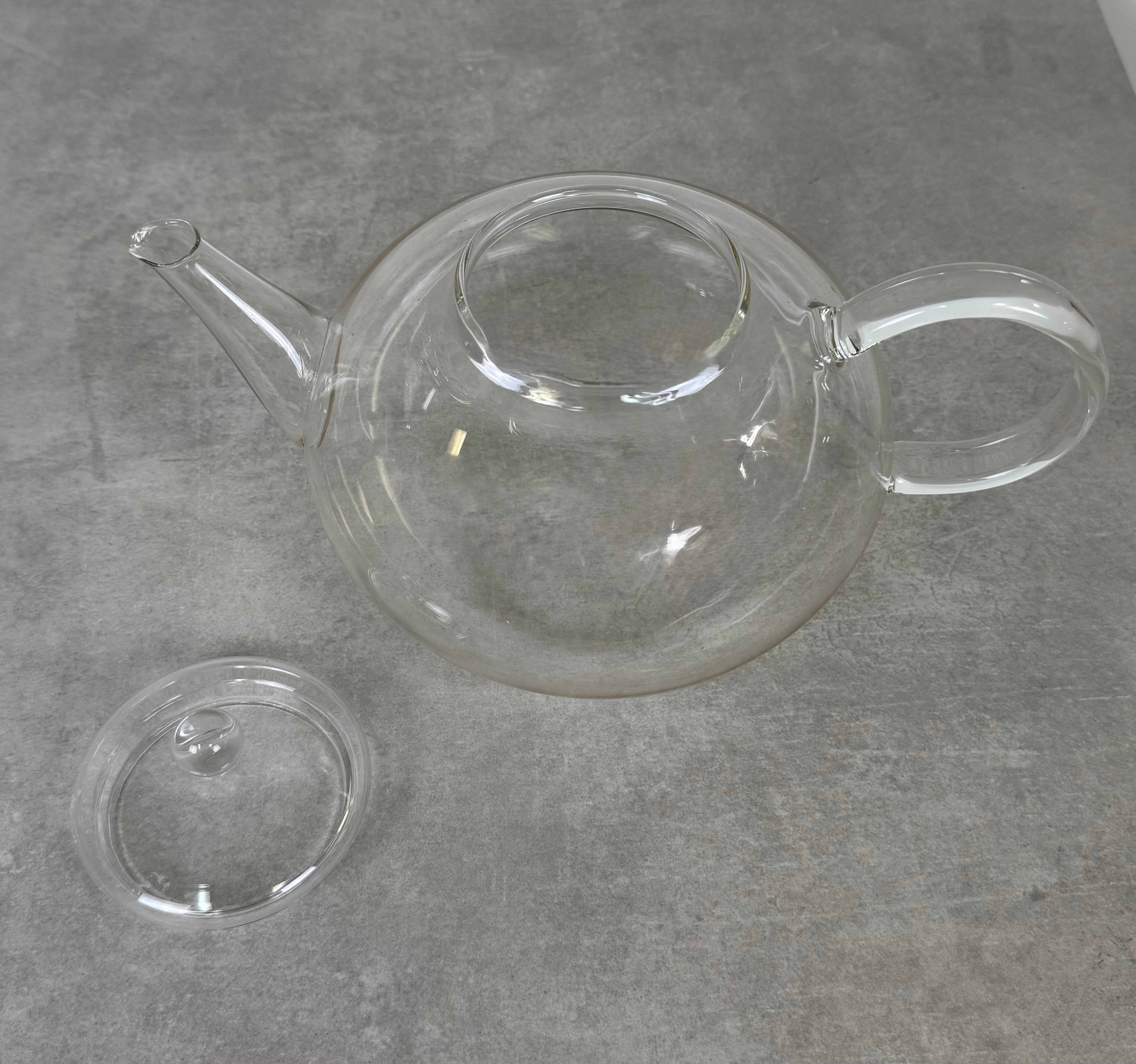 Vintage JENAER Glass Tea Pot with Lid