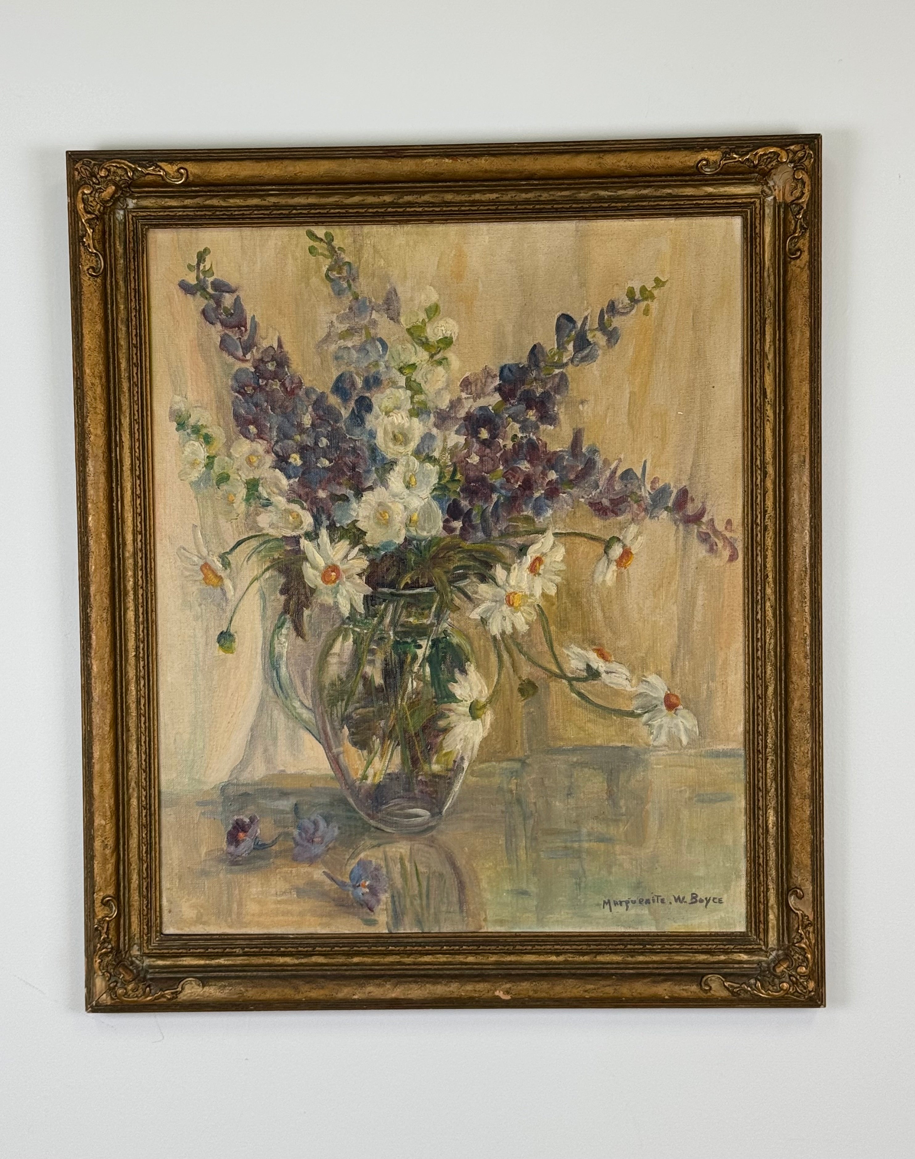 Floral Original Art on Canvas