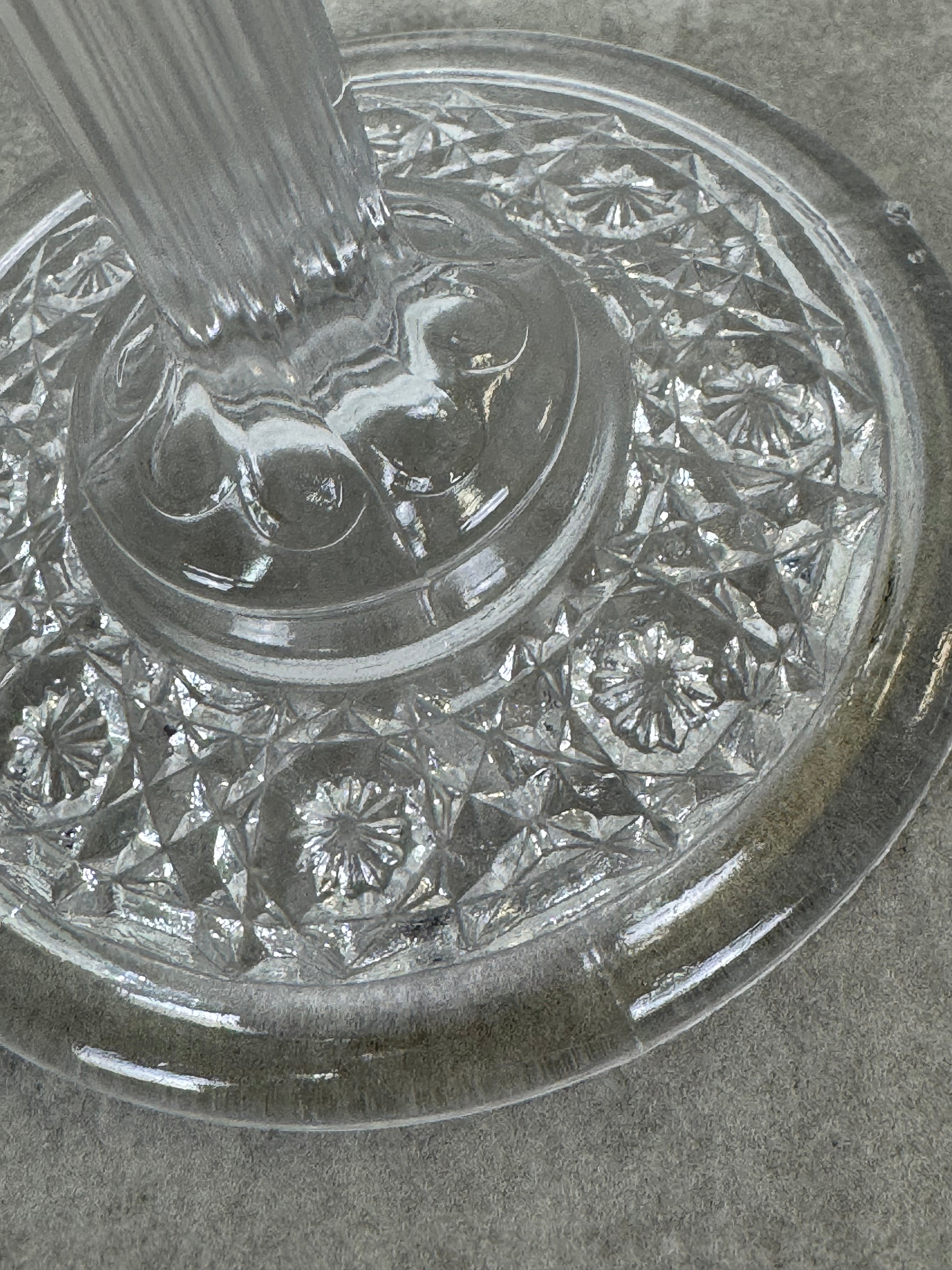 Cut Glass Compote