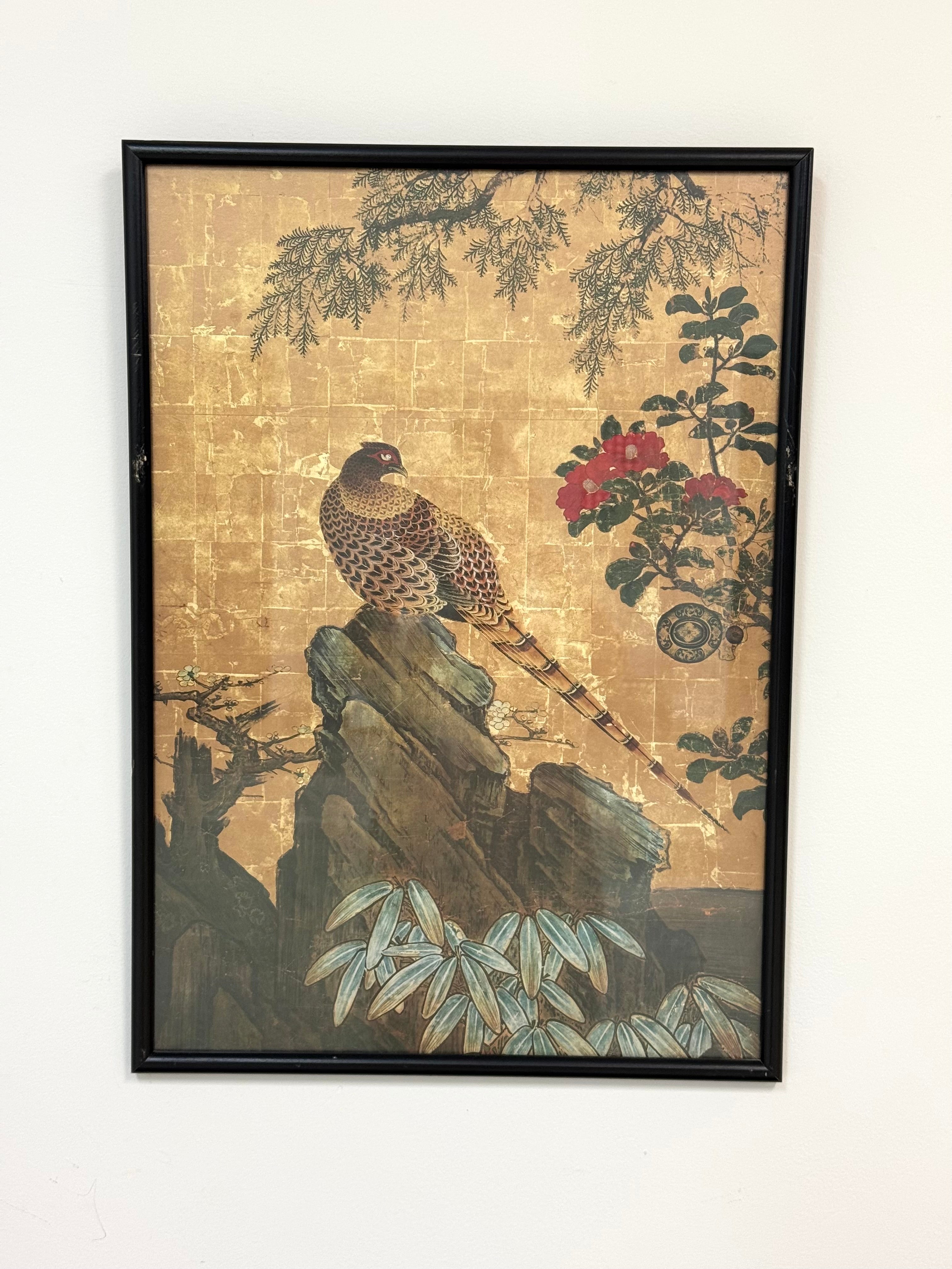 Vintage Pheasant Japanese Art Print