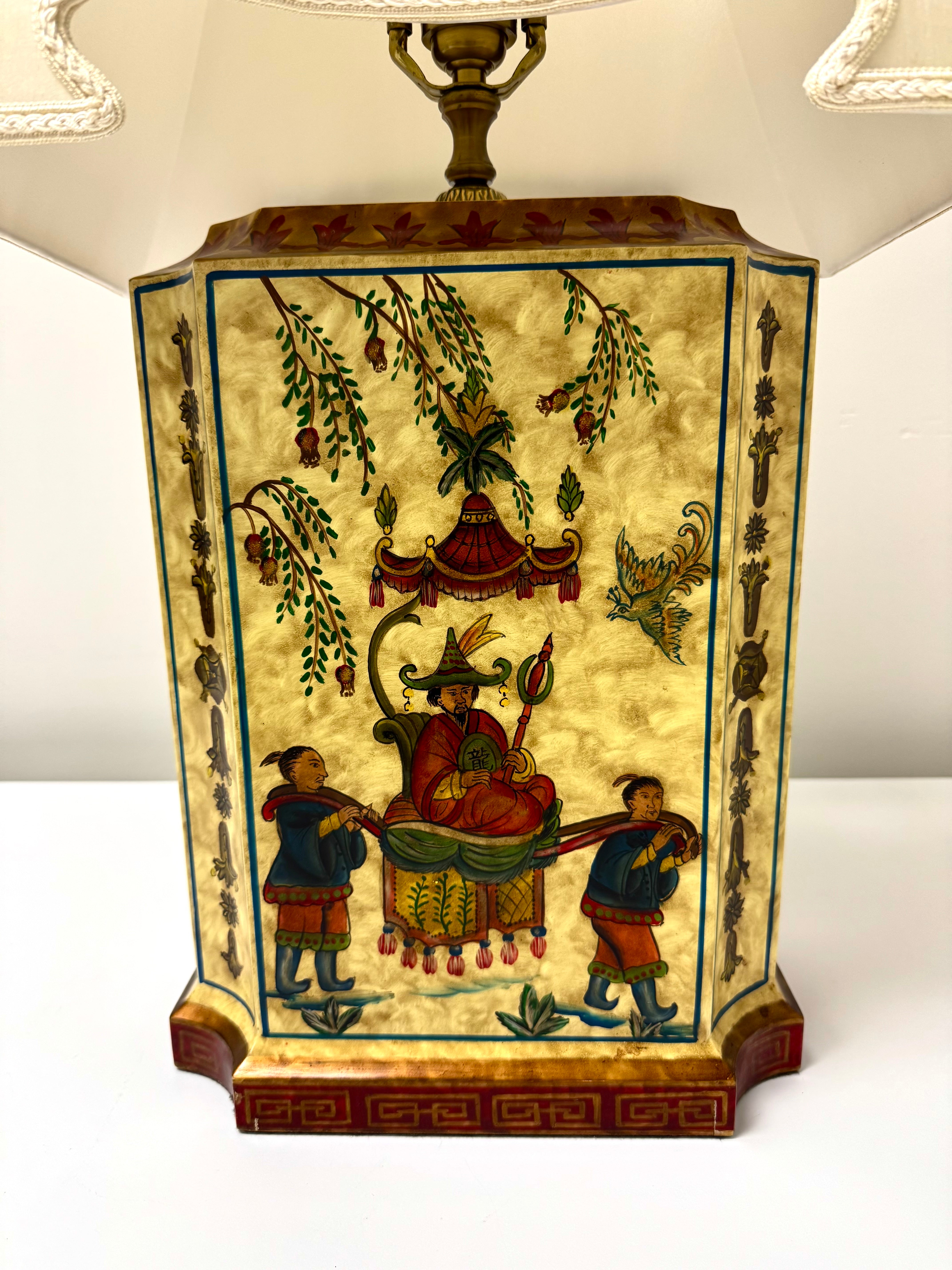 Vintage WILDWOOD Chinoiserie Lamp