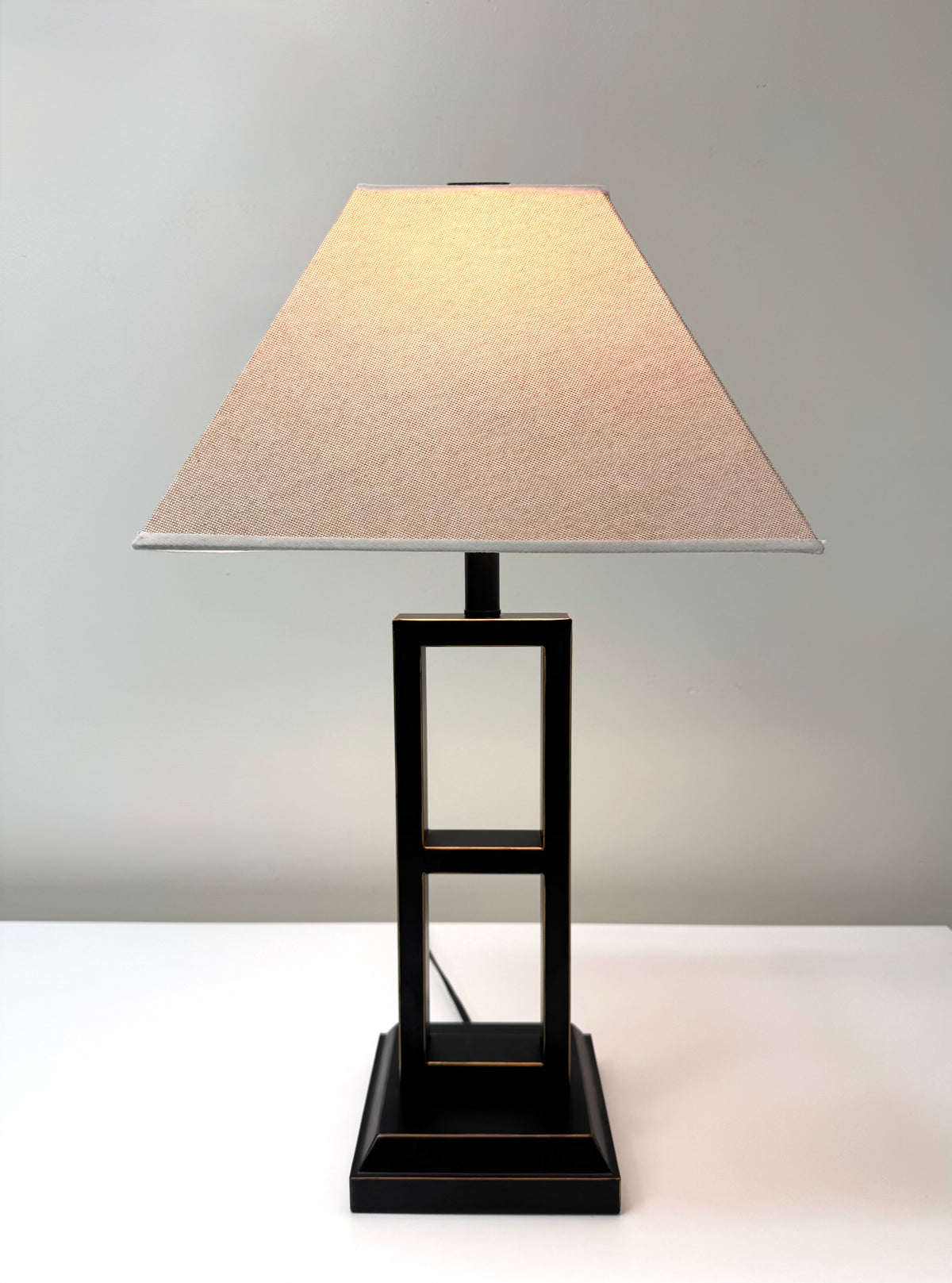 Matte Black Linear Lamp