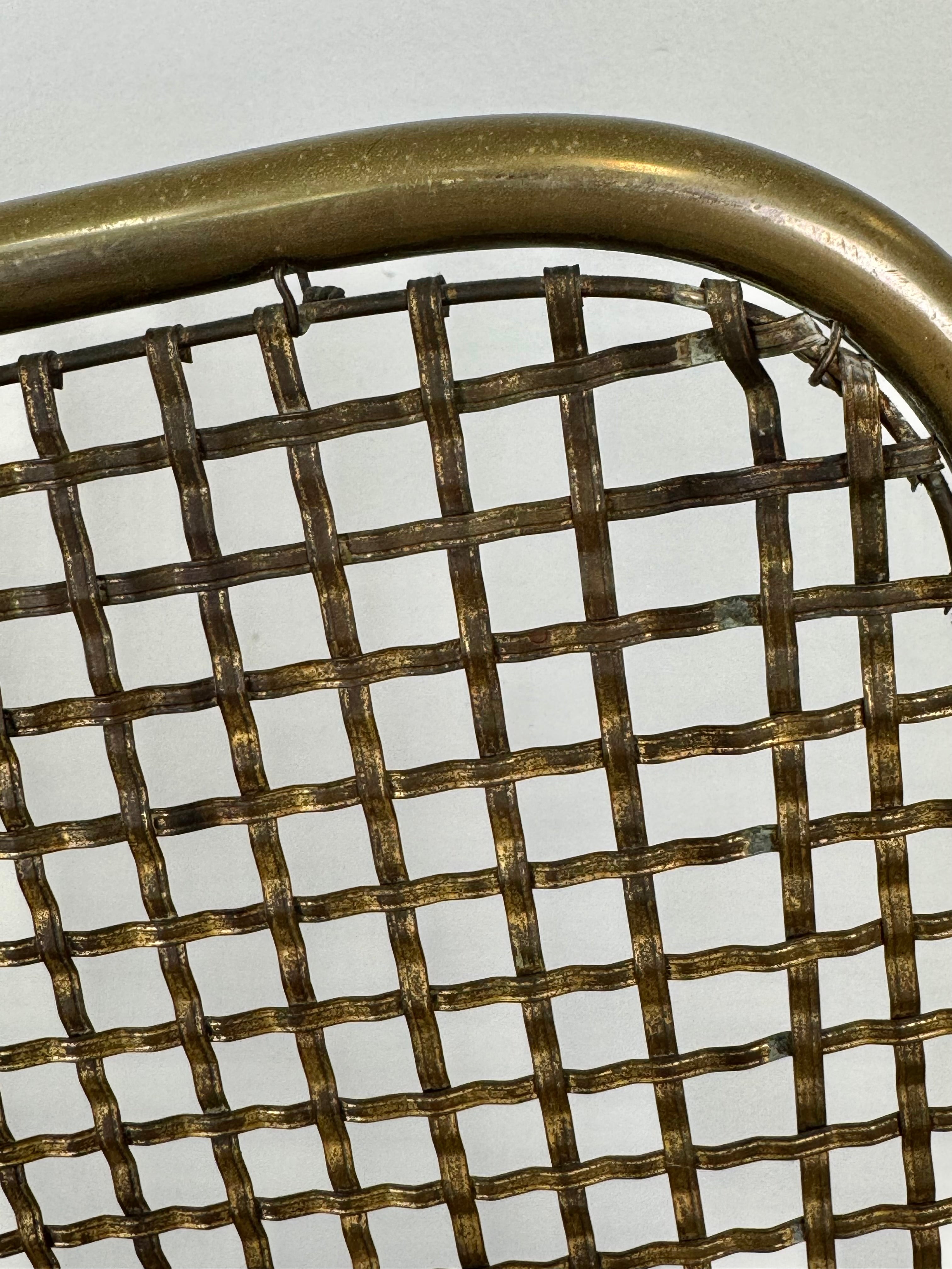 Vintage Brass Fire Screen