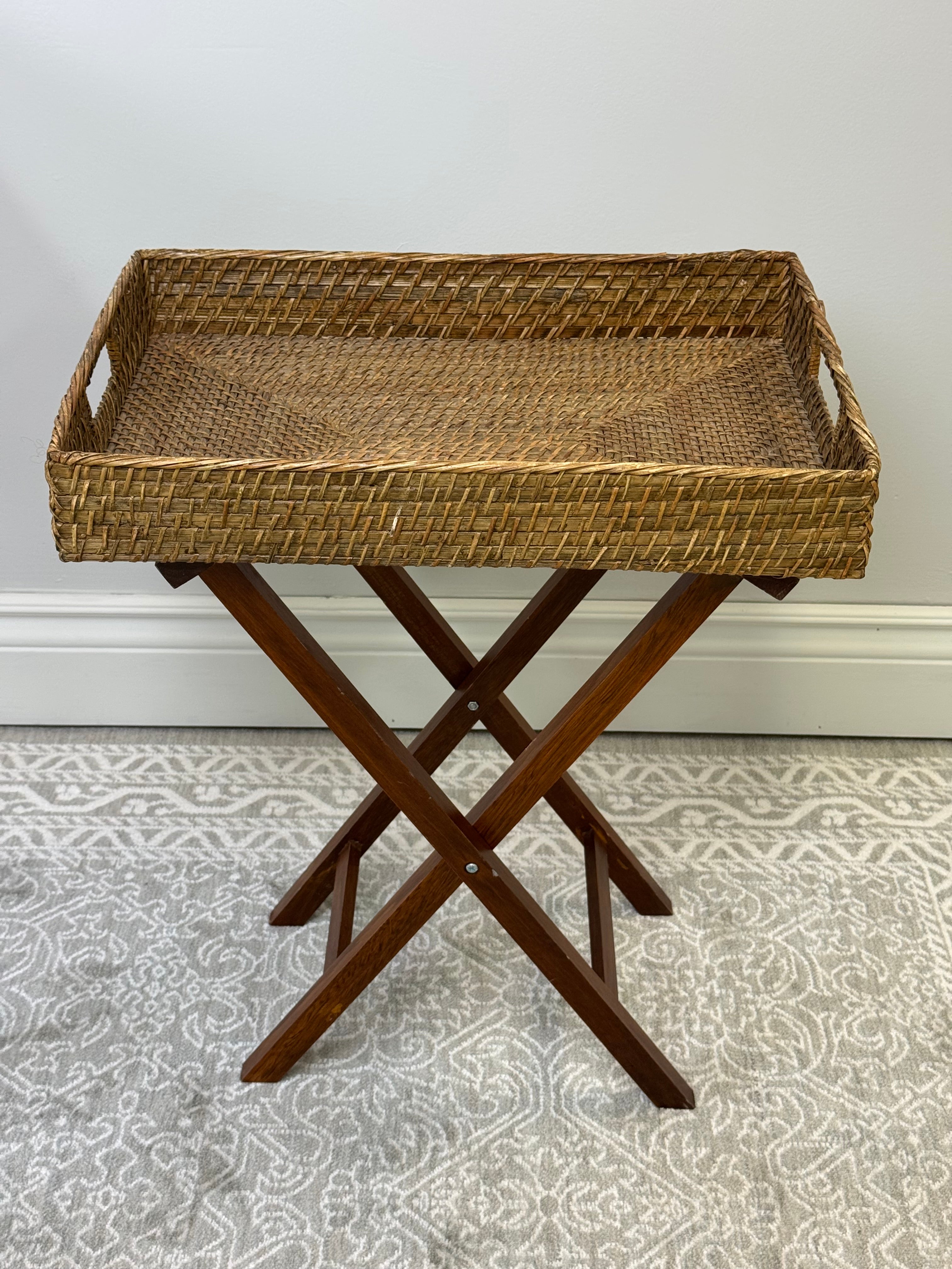 Rattan Tray Table