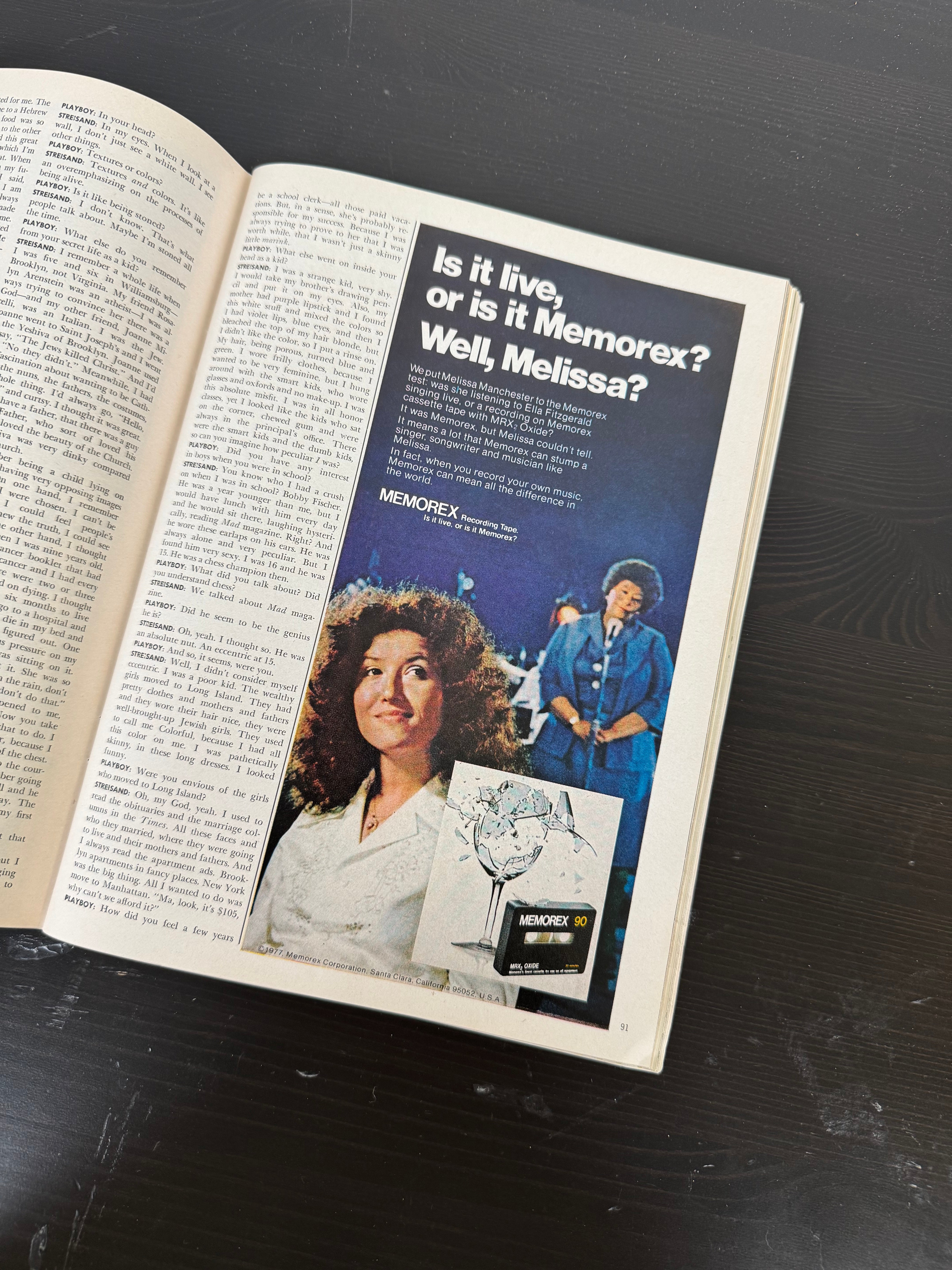 Vintage 1977 Playboy Magazine
