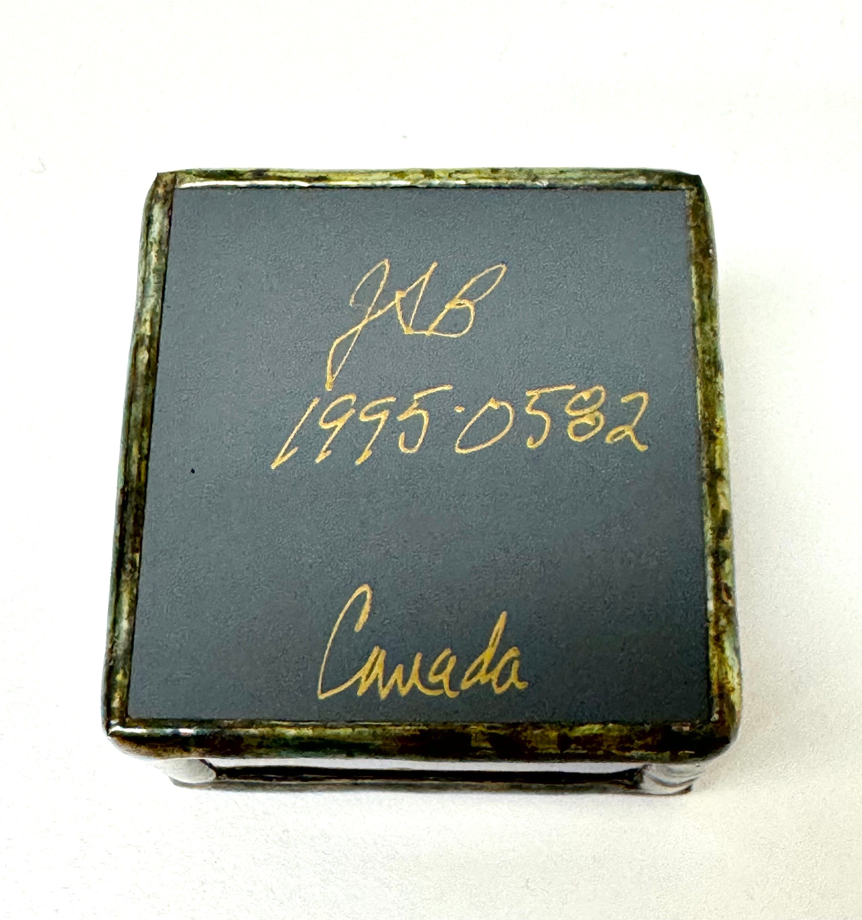 Stained Glass Box with Pressed Flowers