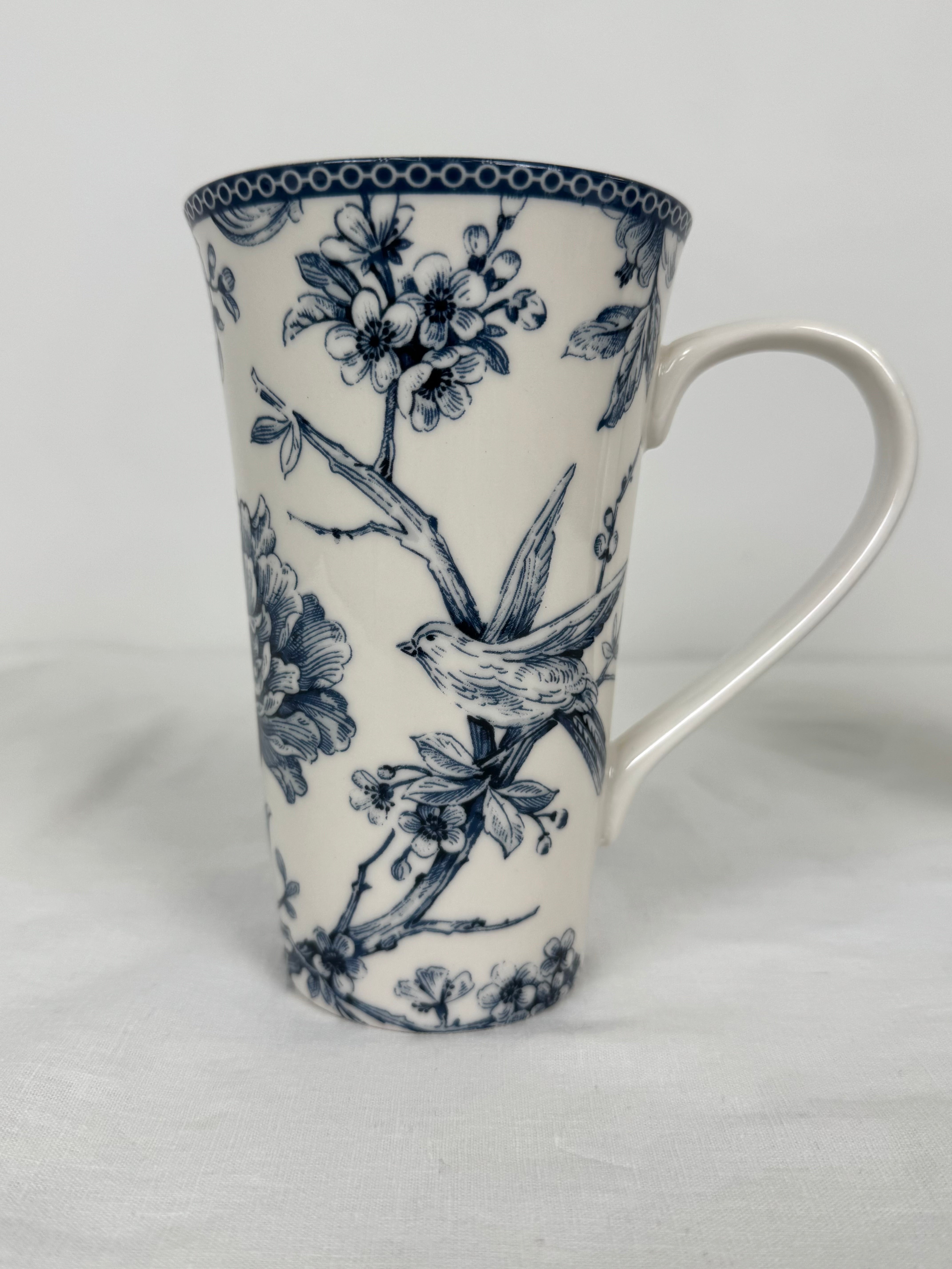 'Adelaide Blue' Latte Mugs Set of 2