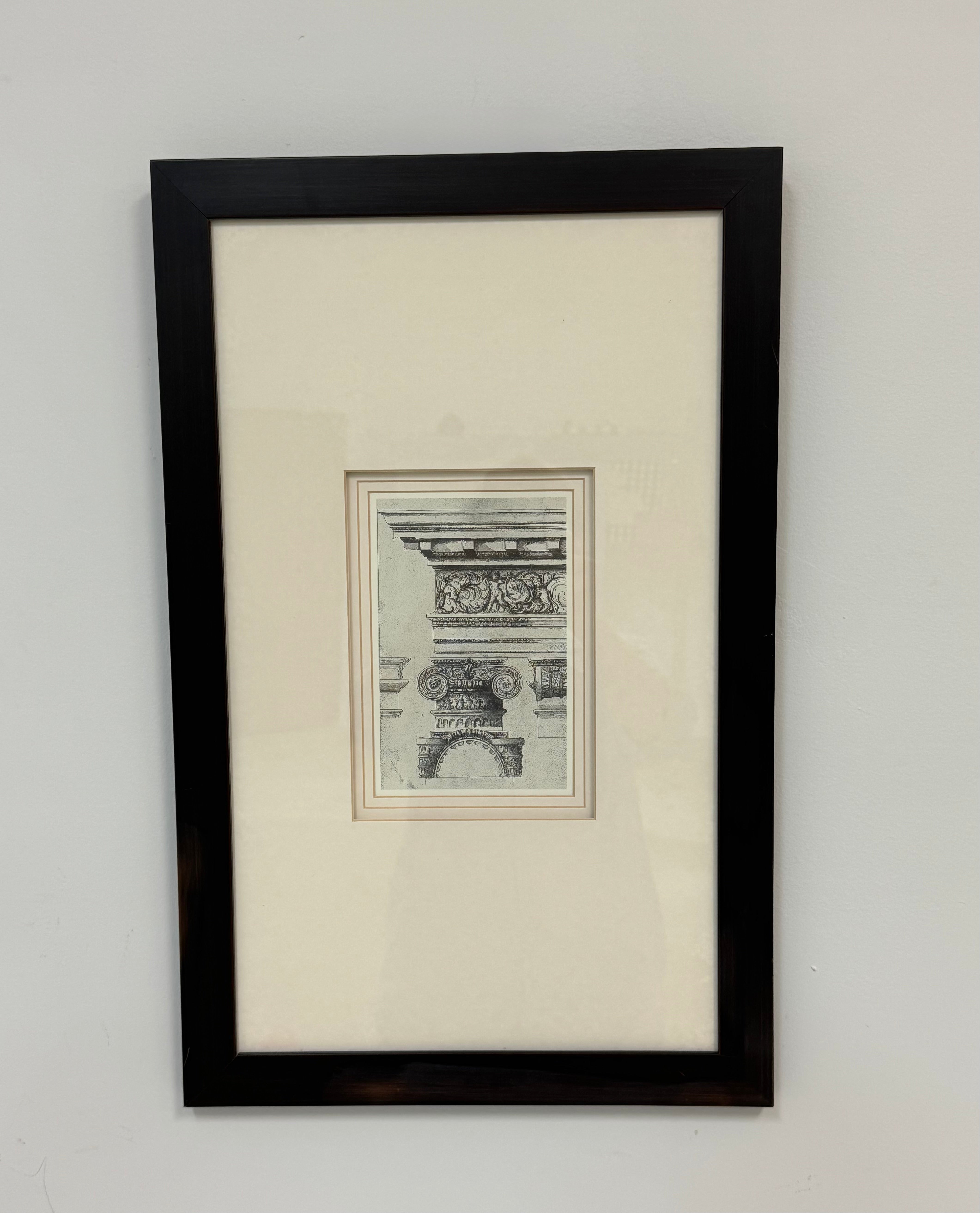 'English Architectural I' Print