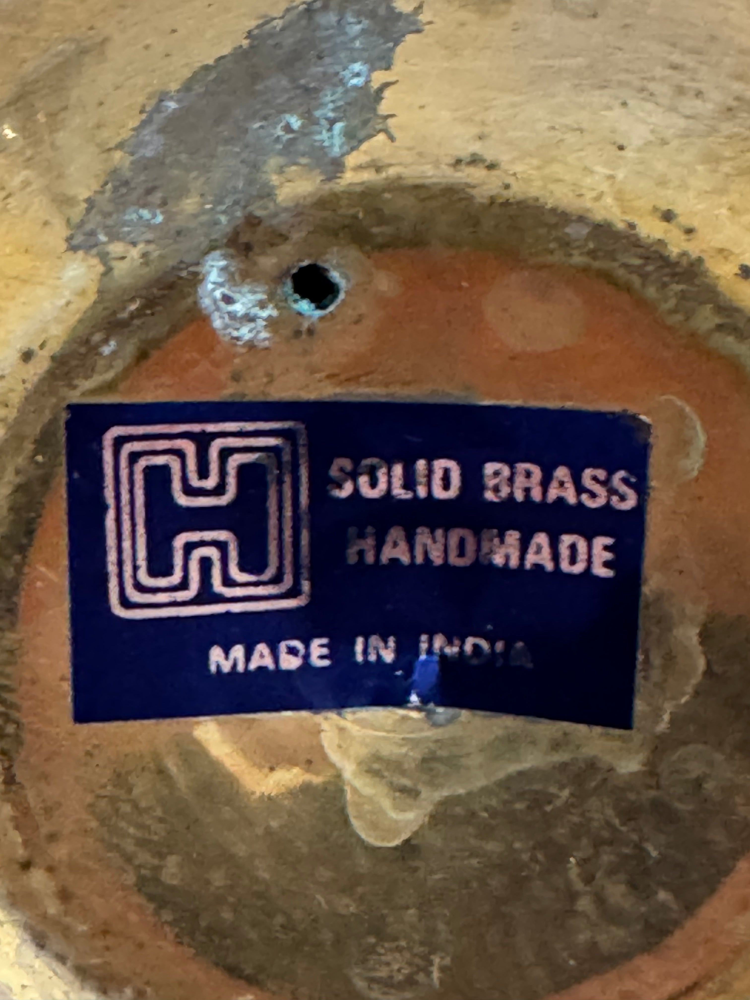 Solid Brass Apple