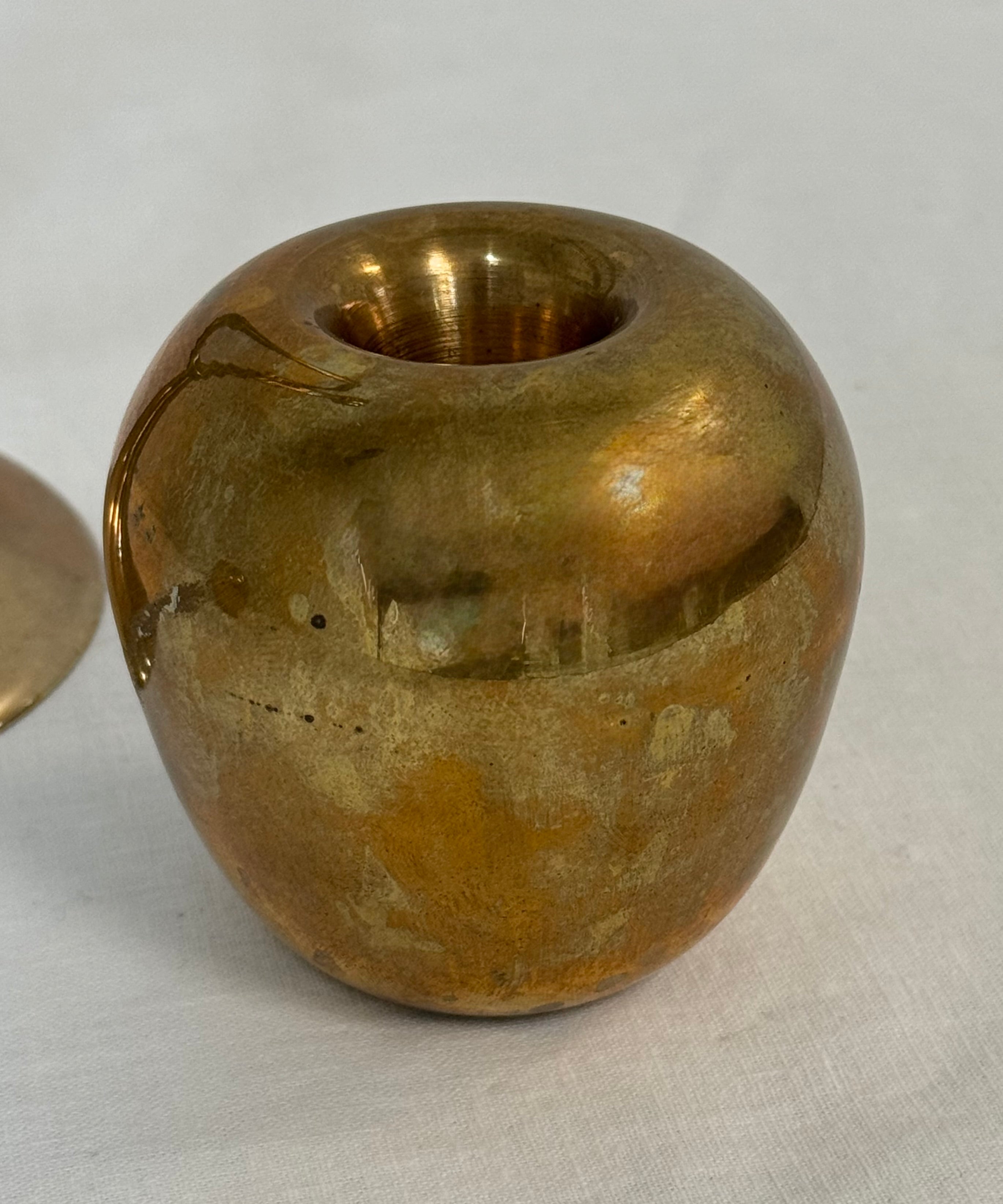 Solid Brass Apple