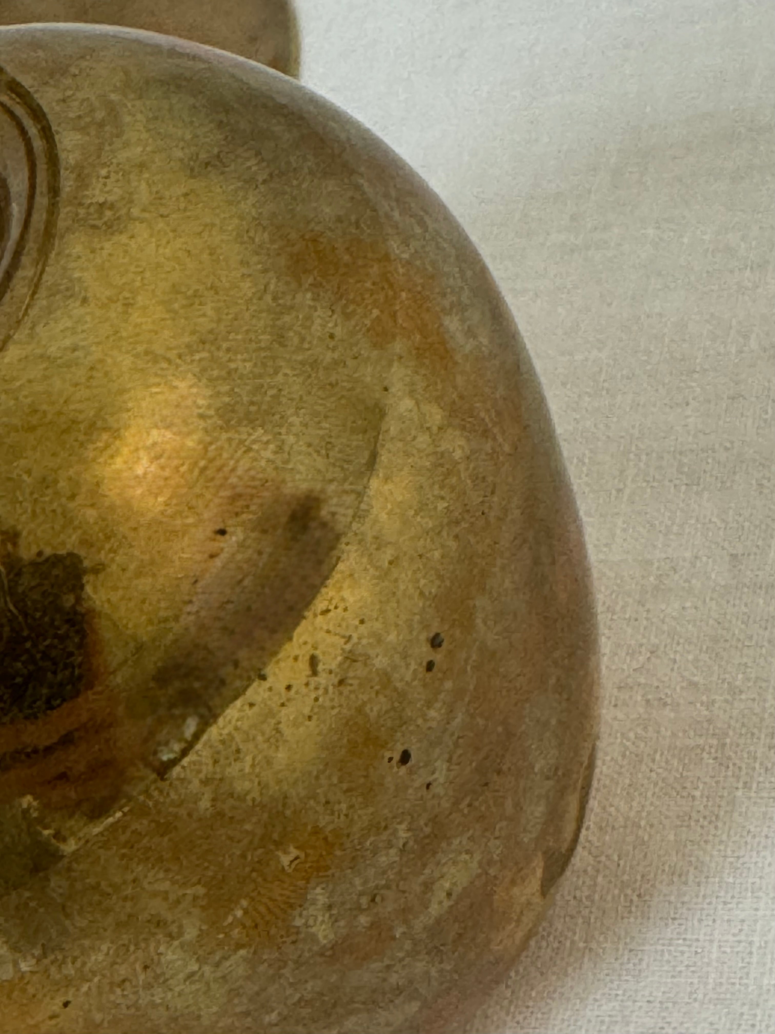 Solid Brass Apple