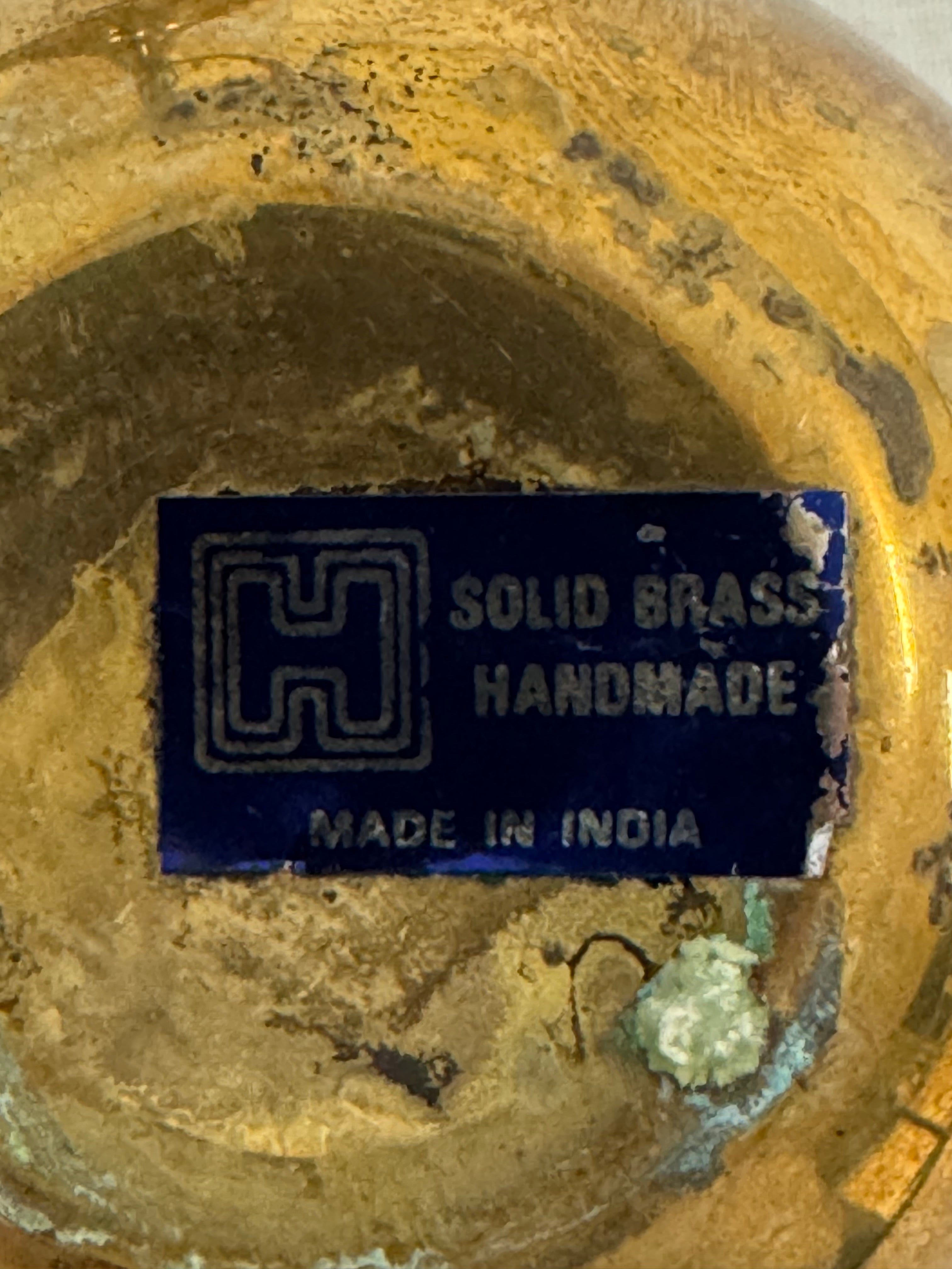 Solid Brass Apple