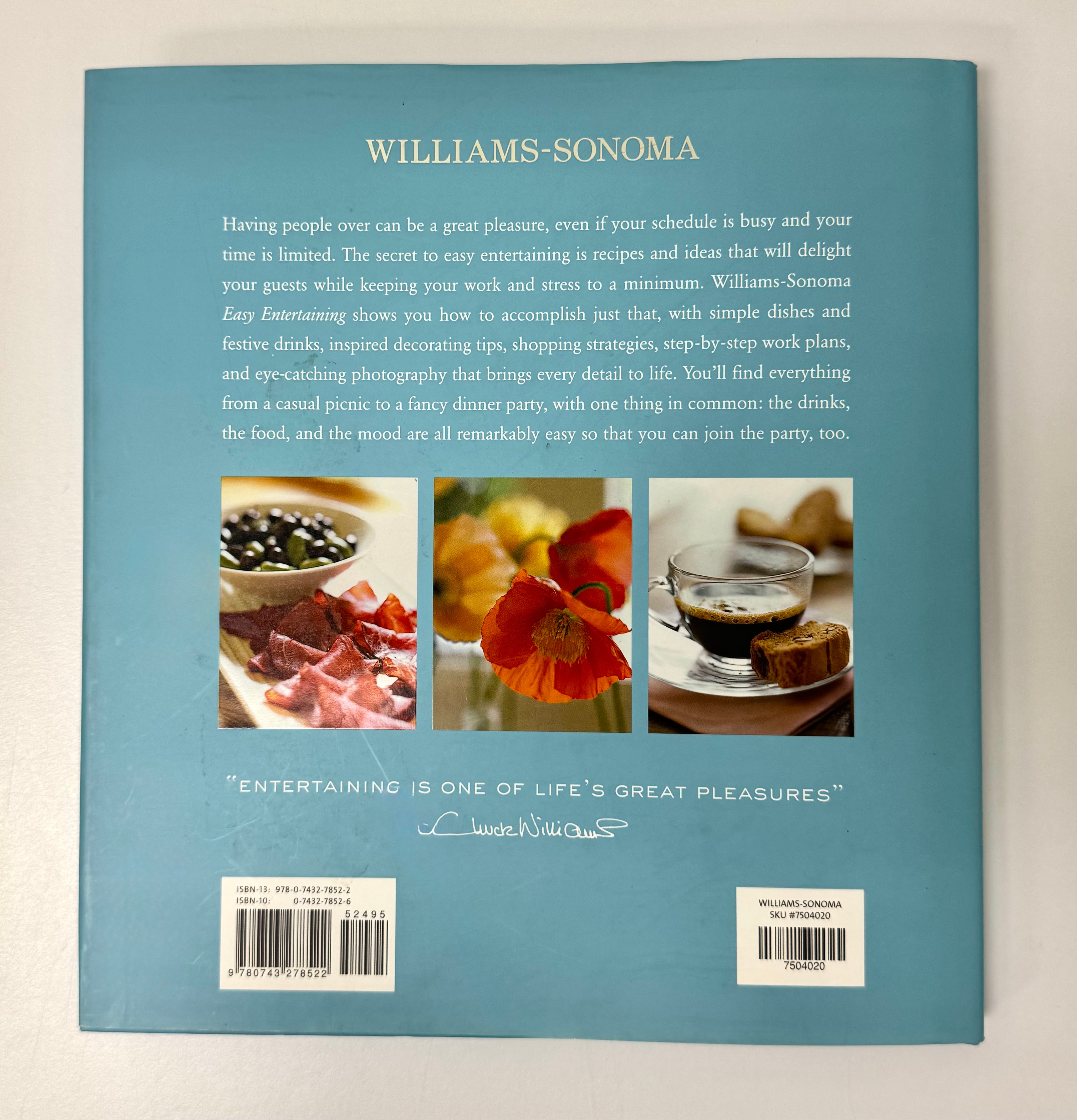 Williams Sonoma 'Easy Entertaining' Hardcover